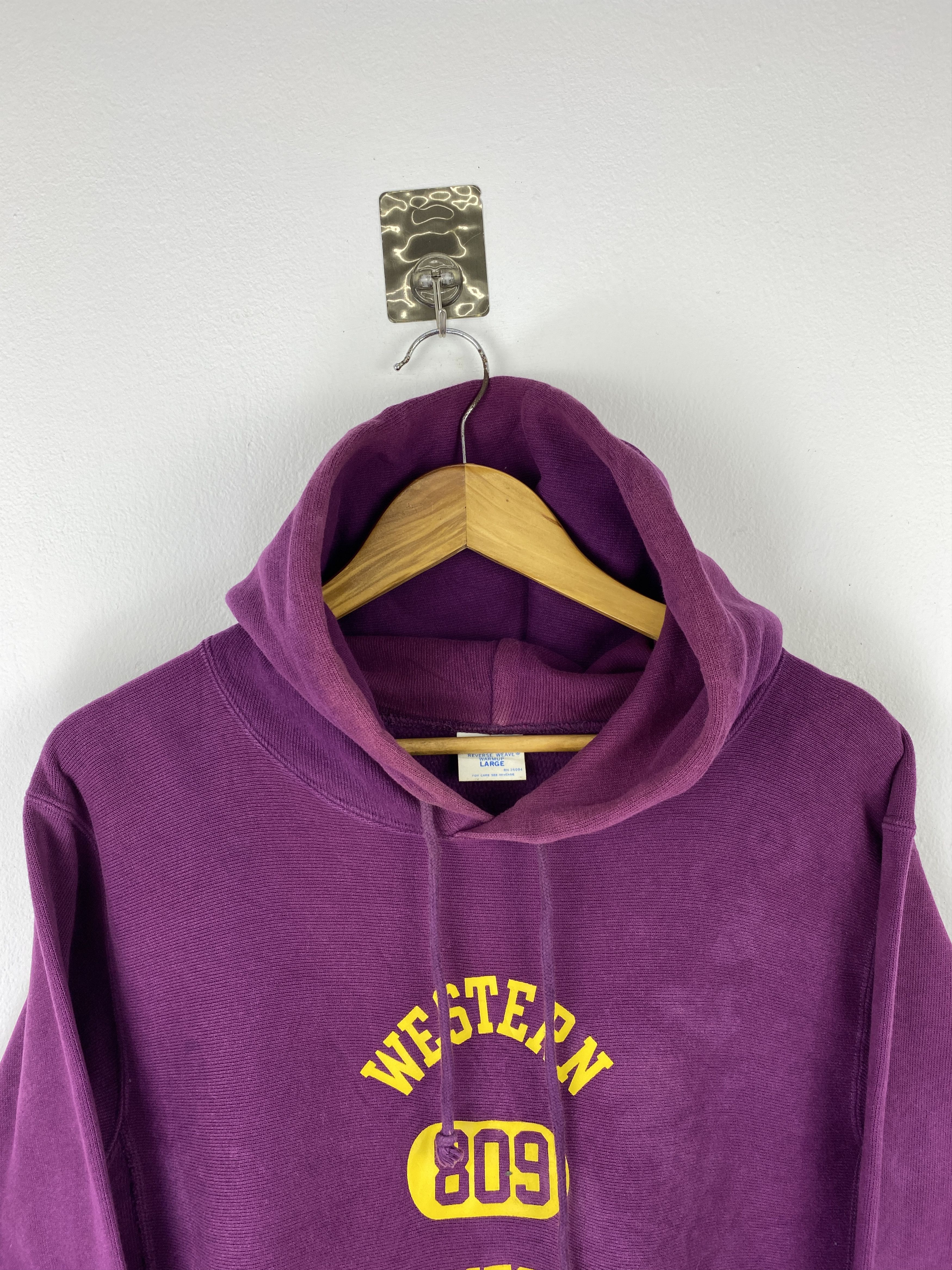 Champion Vintage Champion Hoodie Spellout Crewneck SH0507 Size US L / EU 52-54 / 3 - 2 Thumbnail