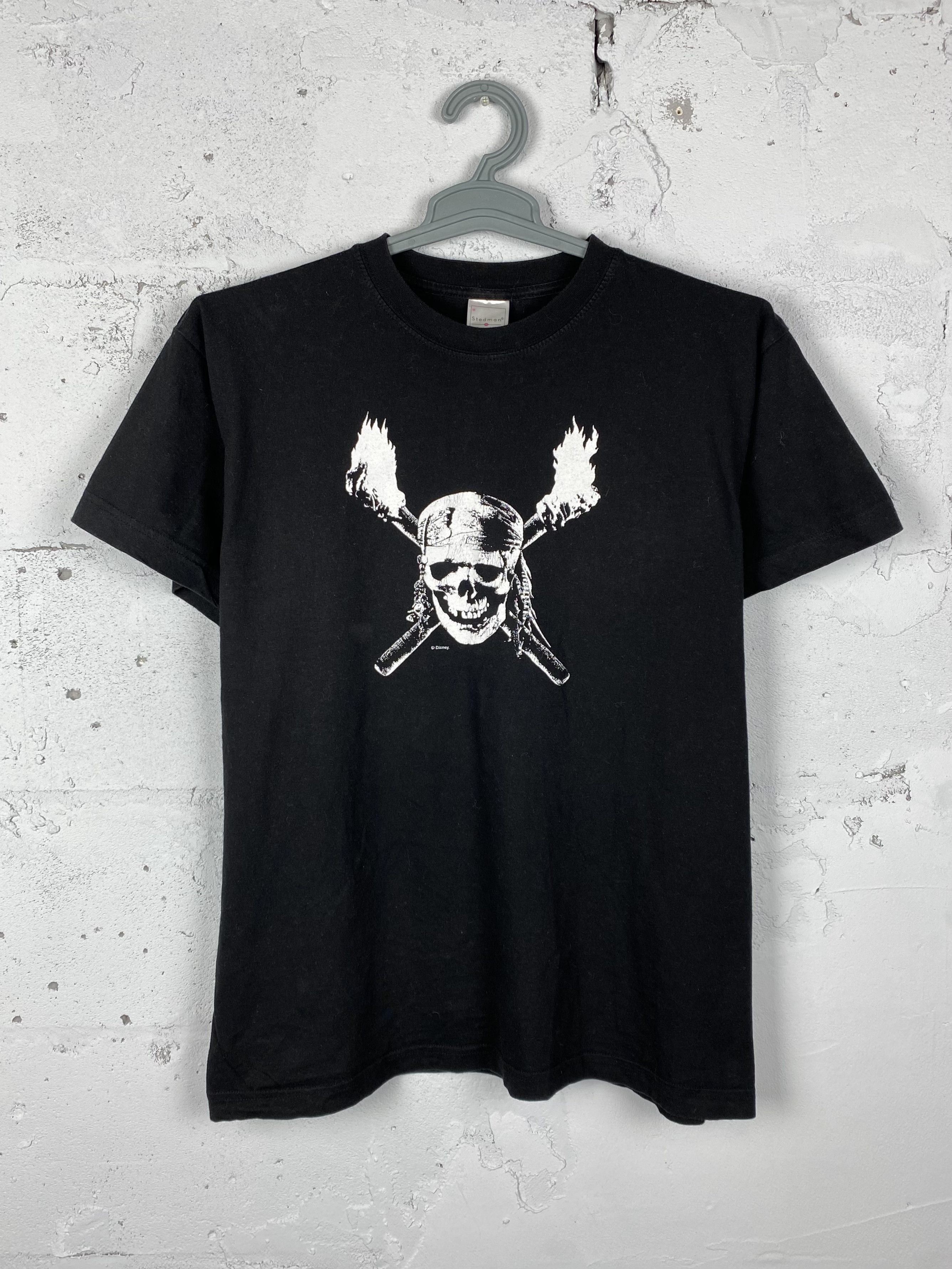 Band Tees × Vintage Vintage Disney Pirates of the Caribbean movie art tee shirt Size US M / EU 48-50 / 2 - 1 Thumbnail