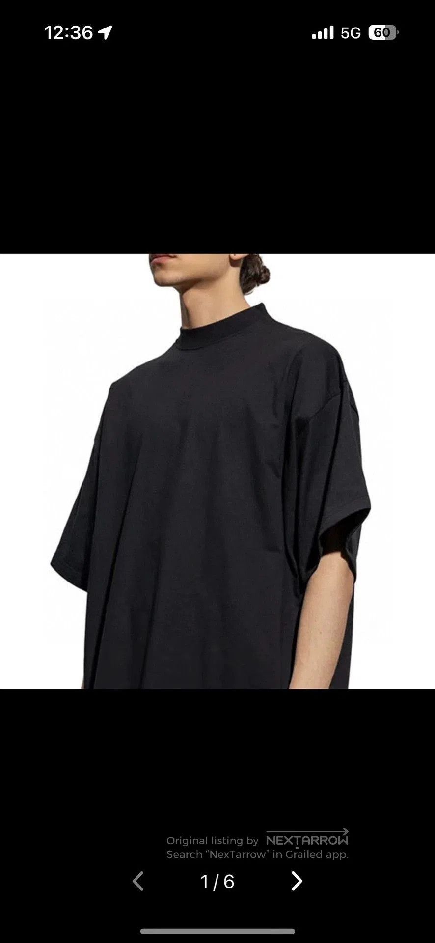 Balenciaga balenciaga short sleeve t-shirt for men. Size US L / EU 52-54 / 3 - 9 Thumbnail