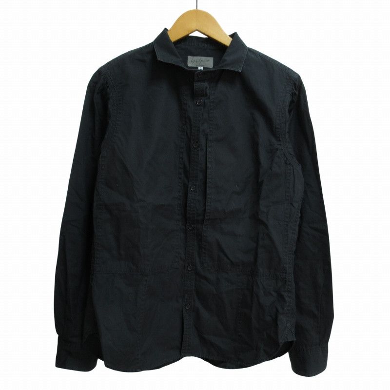 Yohji Yamamoto YOHJI YAMAMOTO POUR HOMME cutaway collar shirt Size US M / EU 48-50 / 2 - 1 Thumbnail