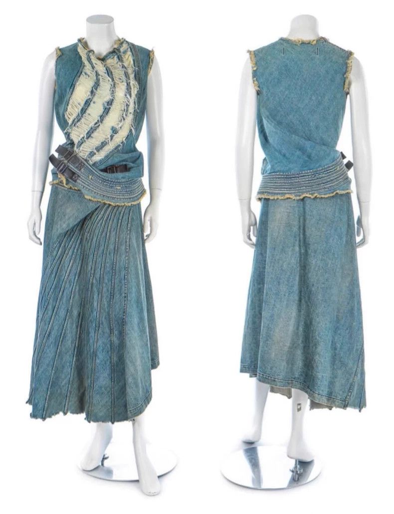 Junya Watanabe Junya watanabe size m denim Half Skirt Size 25" / US 0 / IT 36 - 9 Thumbnail