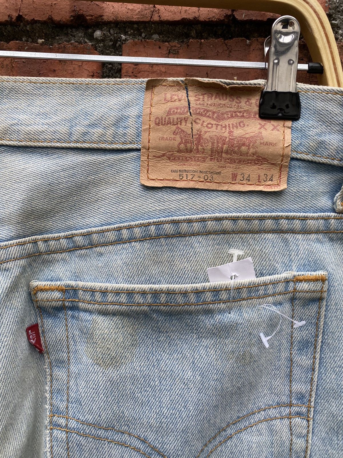Levi's Vintage Clothing W35x31 Vintage levi's 517 flare bellbottom made in USA faded Size US 35 - 3 Thumbnail