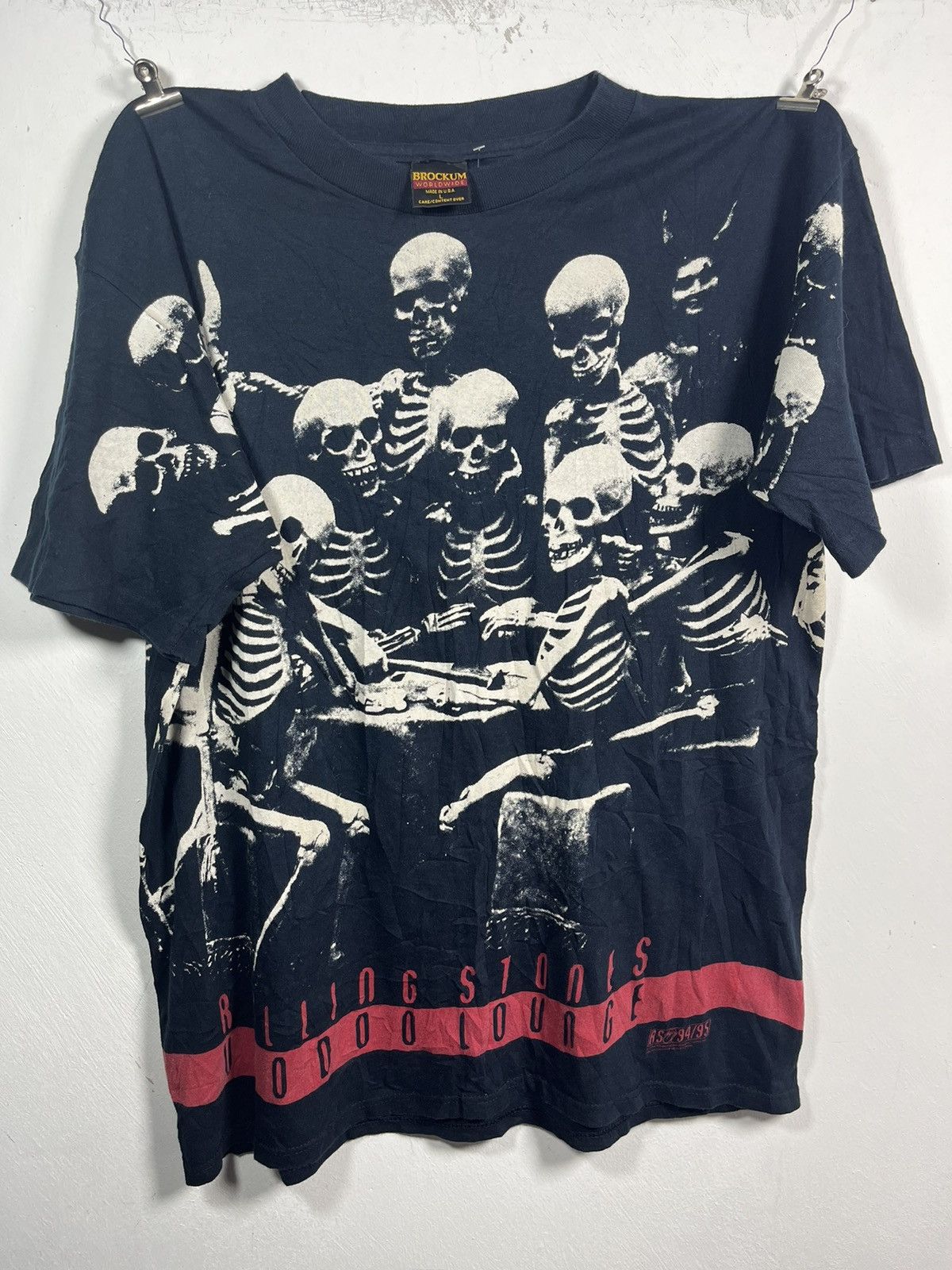 The Rolling Stones Vtg Rolling Stones Voodoo Lounge Tour All Over Print 94/95 Size US L / EU 52-54 / 3 - 2 Thumbnail