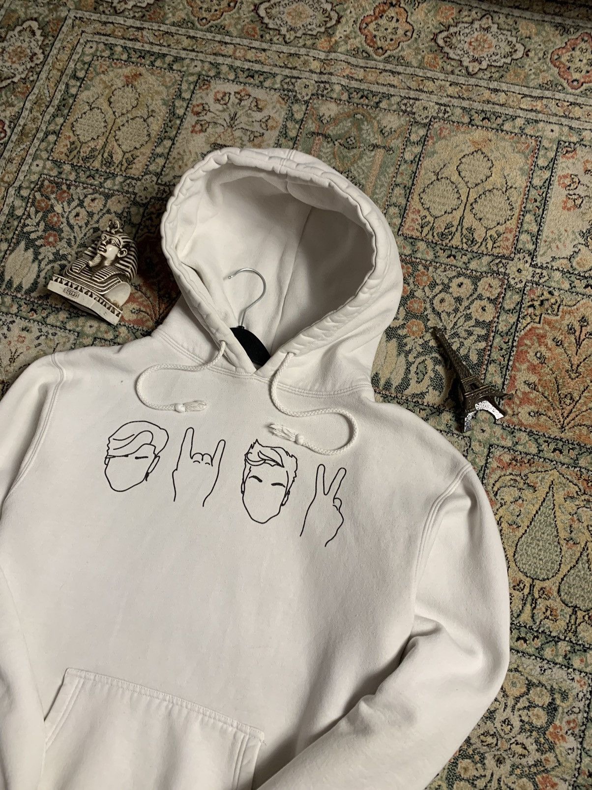Band Tees × Independent Trading Co. Independent Trending Co “ Dolan Twins “ white hoodie Size US S / EU 44-46 / 1 - 2 Thumbnail