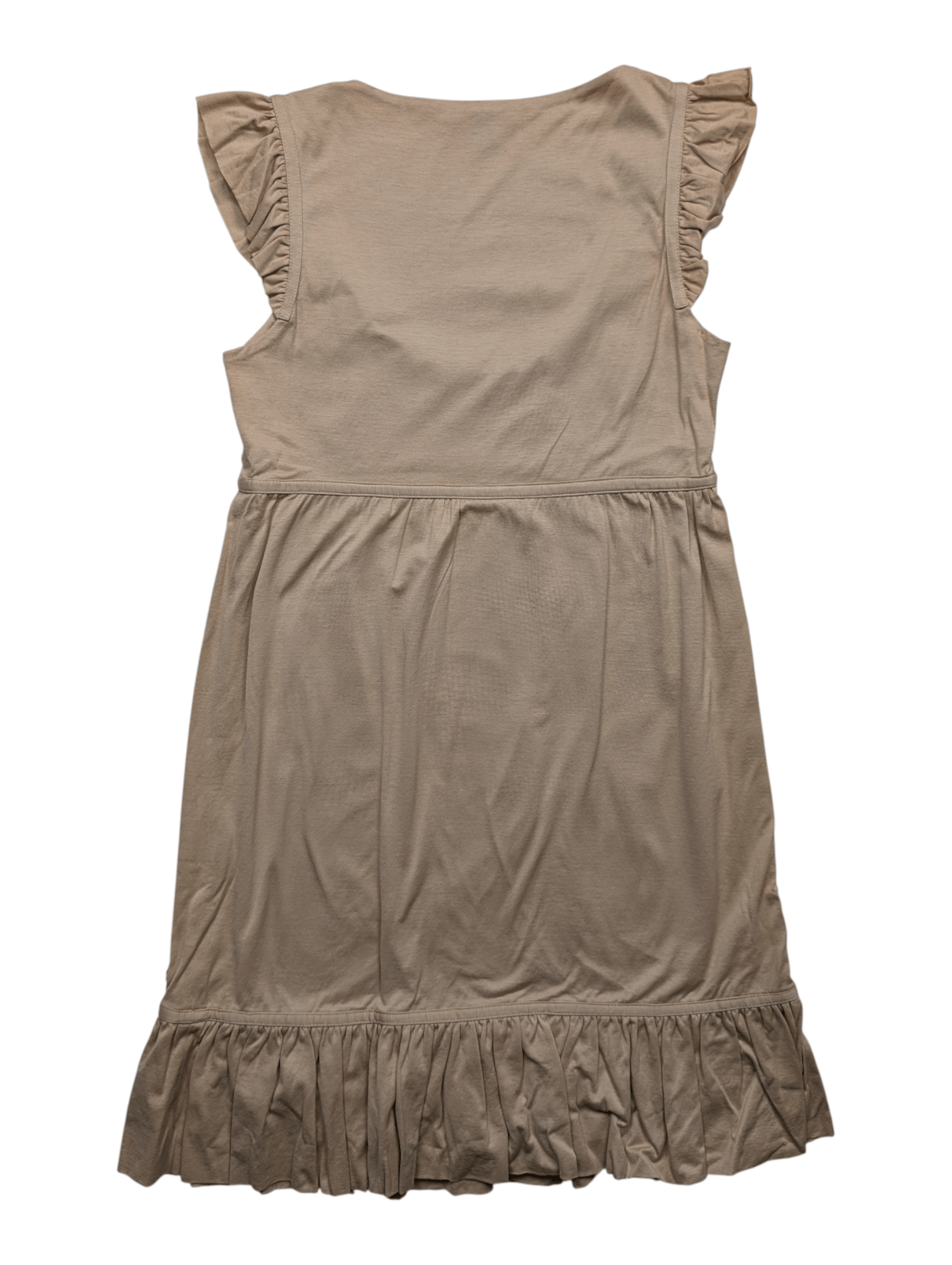 Louis Vuitton Louis Vuitton Beige Dress With Ruffle Collar Size XS / US 0-2 / IT 36-38 - 7 Thumbnail