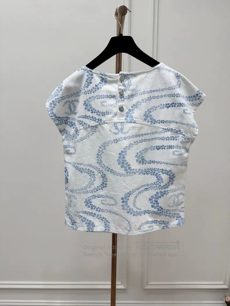 Chanel Chanel Beach Series Printed Denim Top Size XS / US 0-2 / IT 36-38 - 2 Thumbnail