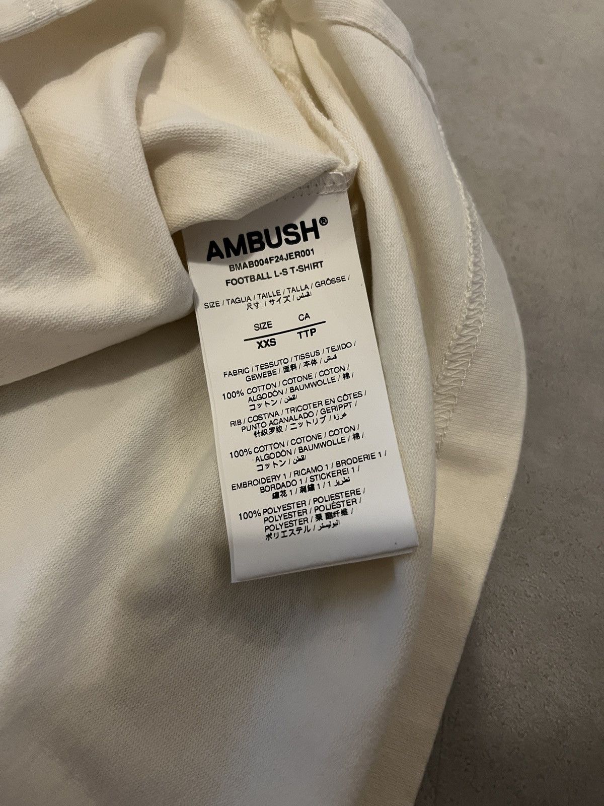 Ambush Design Ambush Cotton Football t-shirt Size US M / EU 48-50 / 2 - 6 Thumbnail