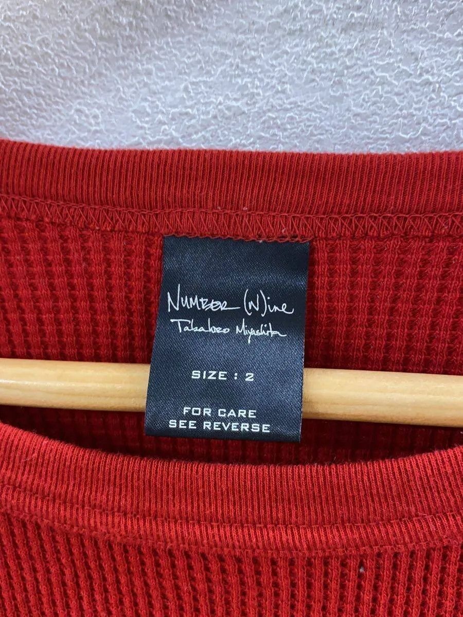 Number (N)ine Raglan Waffle Long Sleeve Tee Size US M / EU 48-50 / 2 - 4 Thumbnail