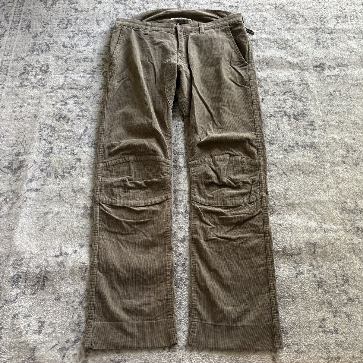 Pre-owned Undercover Ss08 Summer Madness Snap Button Corduroy Pants In Sand
