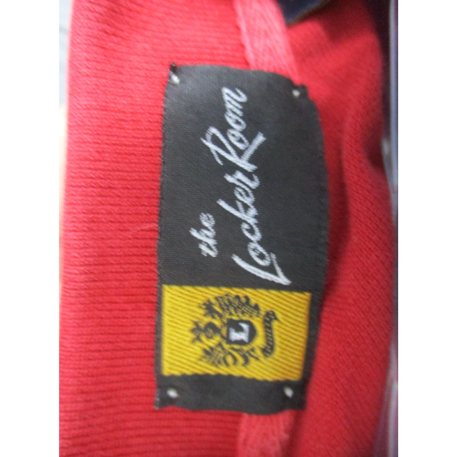 Vintage The Locker Room Polo Shirt Mens L Red Elephant Embroidered Cotton Casual Golf Preppy Size US L / EU 52-54 / 3 - 6 Thumbnail