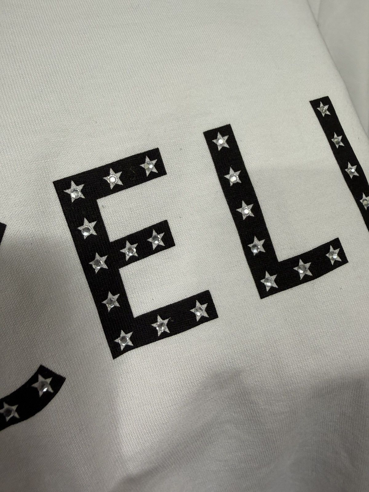 Celine Celine Paris Crystal Studded Logo T-Shirt NEW 900$ Size US M / EU 48-50 / 2 - 3 Thumbnail