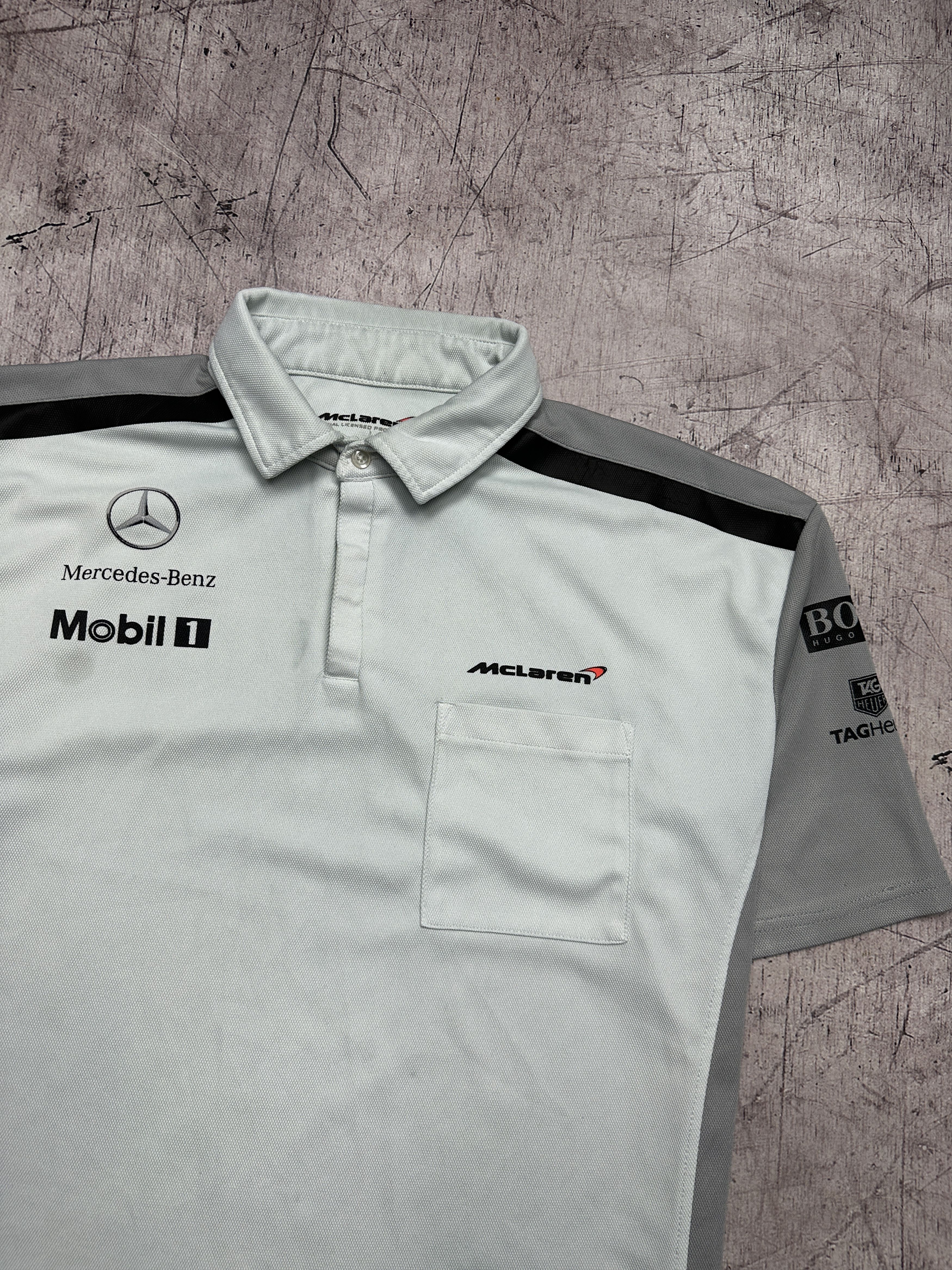 Mercedes-Benz Mercedes Benz McLaren Racing Team Polo Shirt Size US XXL / EU 58 / 5 - 2 Thumbnail