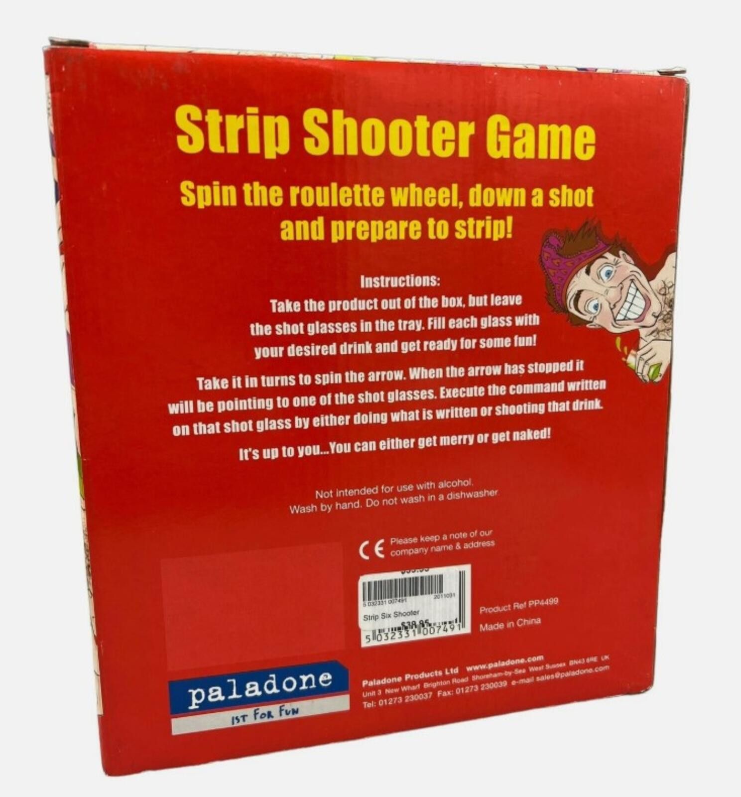Paradoxe Paris Strip Shooter Board Game Paladone How Far Will You Go Size ONE SIZE - 2 Thumbnail