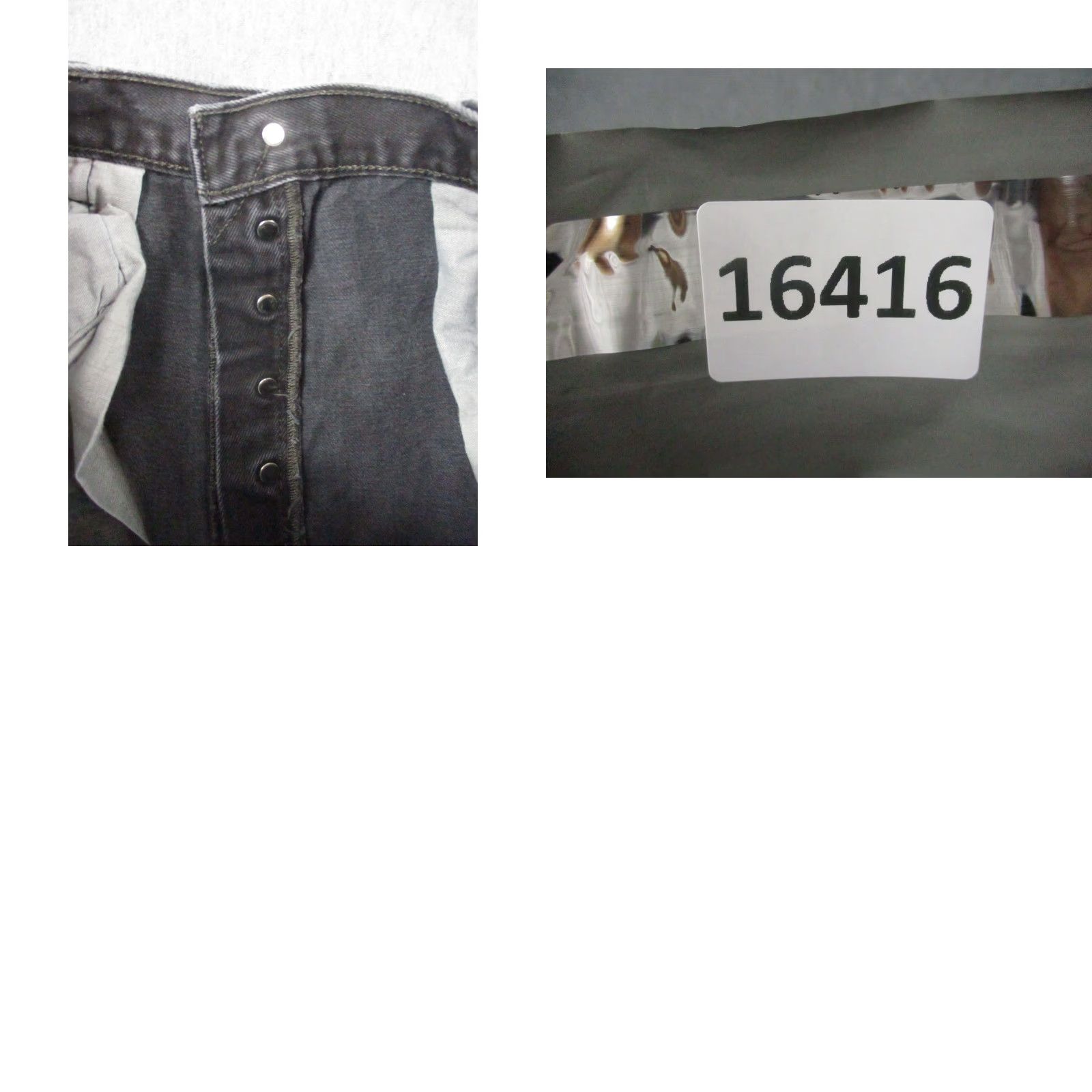 Levi's Levi's 501 Jeans Mens 38x34 Black Denim Straight 501 Button Fly Classic Vintage Jeans Mens Size US 38 / EU 54 - 9 Thumbnail