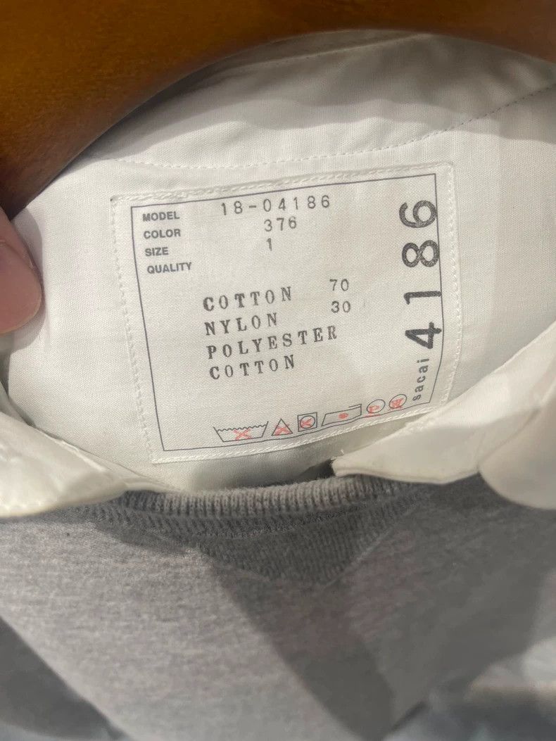 Sacai Sacai Patchwork long sleeves 2501-Nextarrow Size US S / EU 44-46 / 1 - 4 Thumbnail