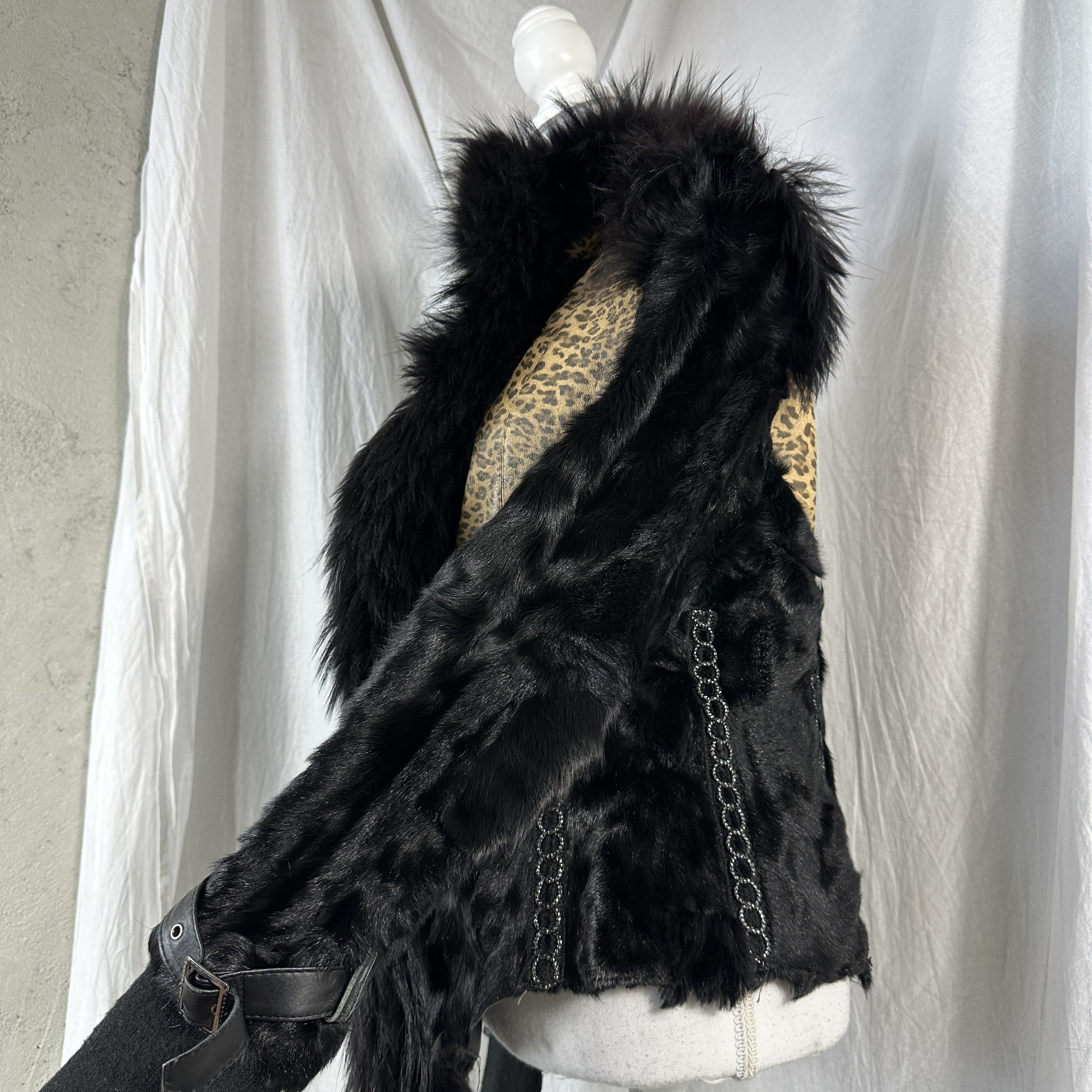 Vintage Vintage Avant Garde Opium Grunge Cheetah 90s Fur Size M / US 6-8 / IT 42-44 - 5 Thumbnail