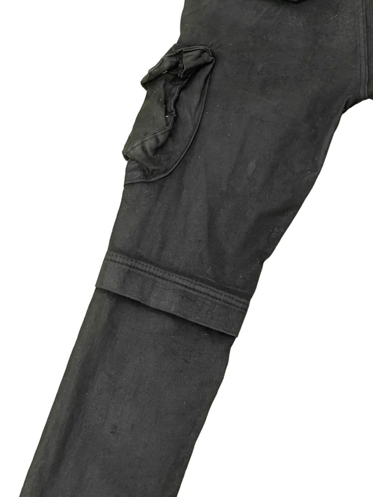 Japanese Brand Cargo Skinny Stretch Glamour Cotton Waxed Gas Mask 8🟦8 Size US 30 / EU 46 - 17 Thumbnail