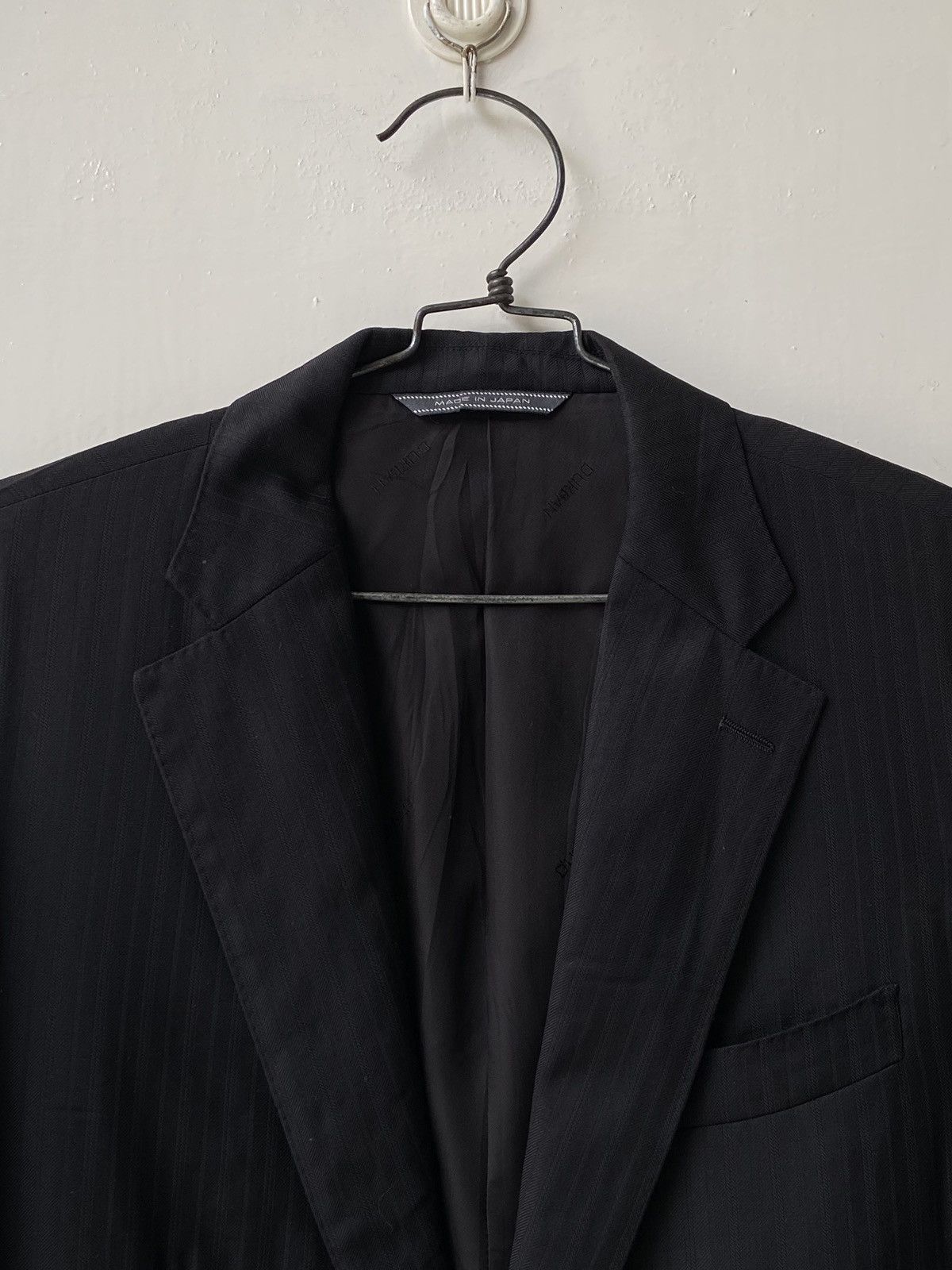 Designer × Japanese Brand × Loro Piana LORO PIANA D’URBAN Black Suit Size 48L - 4 Thumbnail