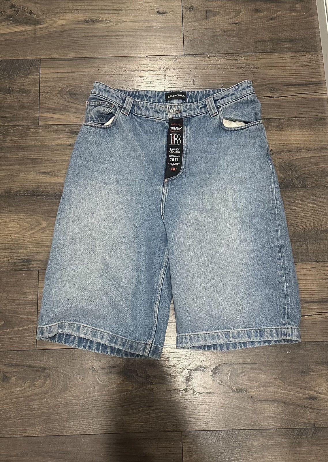 Balenciaga Balenciaga Skater Denim Baggy Shorts | Grailed