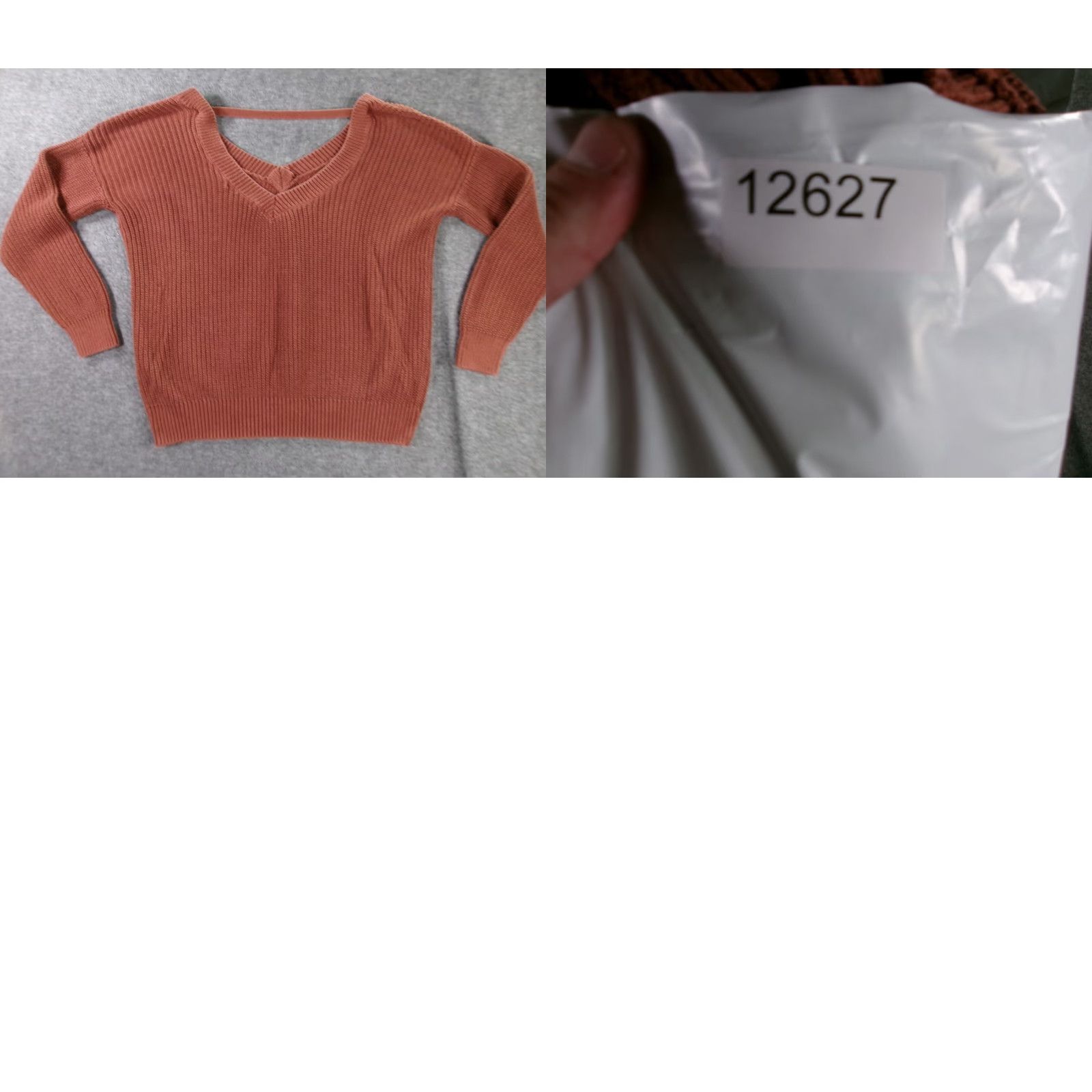 Forever 21 FOREVER 21 Sweater Women Small Brown V-Neck Cozy Pullover Knit Long Sleeve Casual Preppy Size S / US 4 / IT 40 - 8 Thumbnail