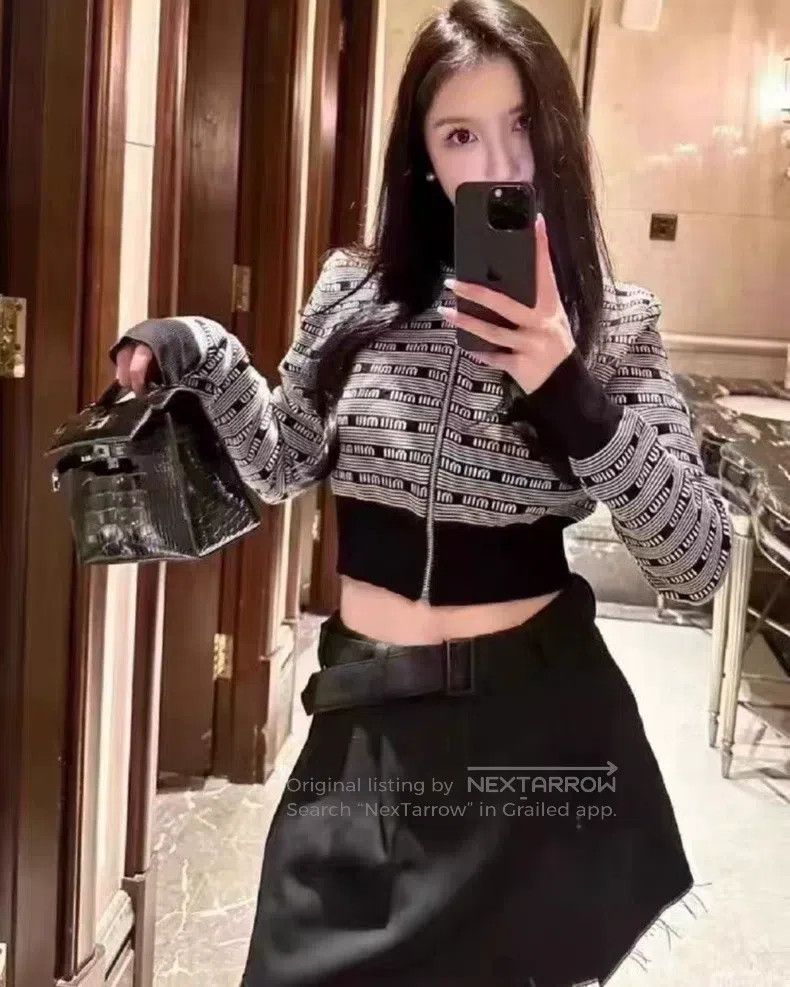 Miu Miu Miu Miu 38 Full logo cardigan Size S / US 4 / IT 40 - 7 Thumbnail