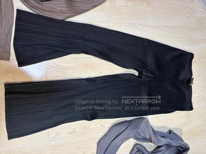 Issey Miyake Issey Miyake Brown pleated pants Size 42" / US 20 - 4 Thumbnail