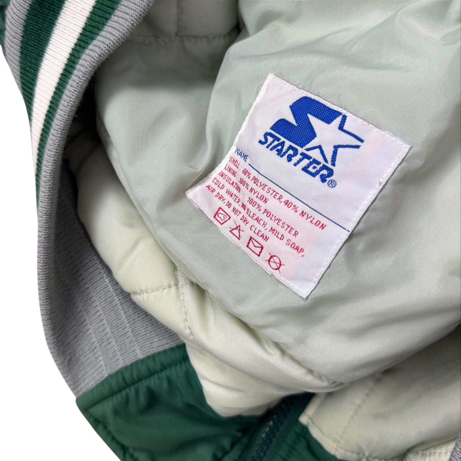 NFL VTG 90s PHILADELPHIA EAGLES STARTER HOODED PUFFER JACKET Size US M / EU 48-50 / 2 - 7 Thumbnail