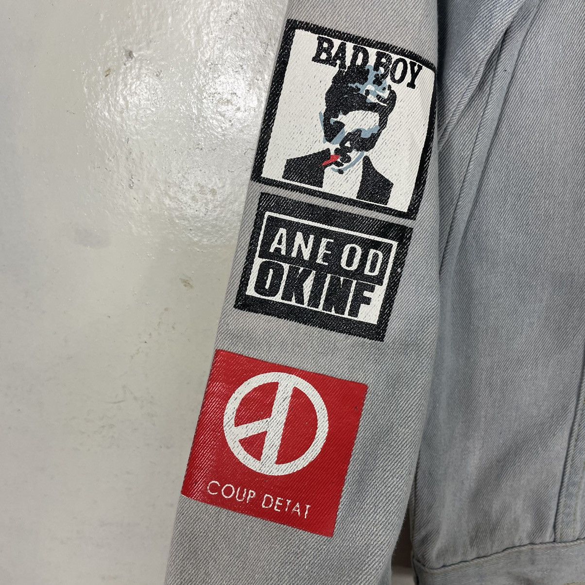 Band Tees × Japanese Brand 💥G DRAGON RIOT DENIM JEAN JACKET Size US S / EU 44-46 / 1 - 14 Thumbnail