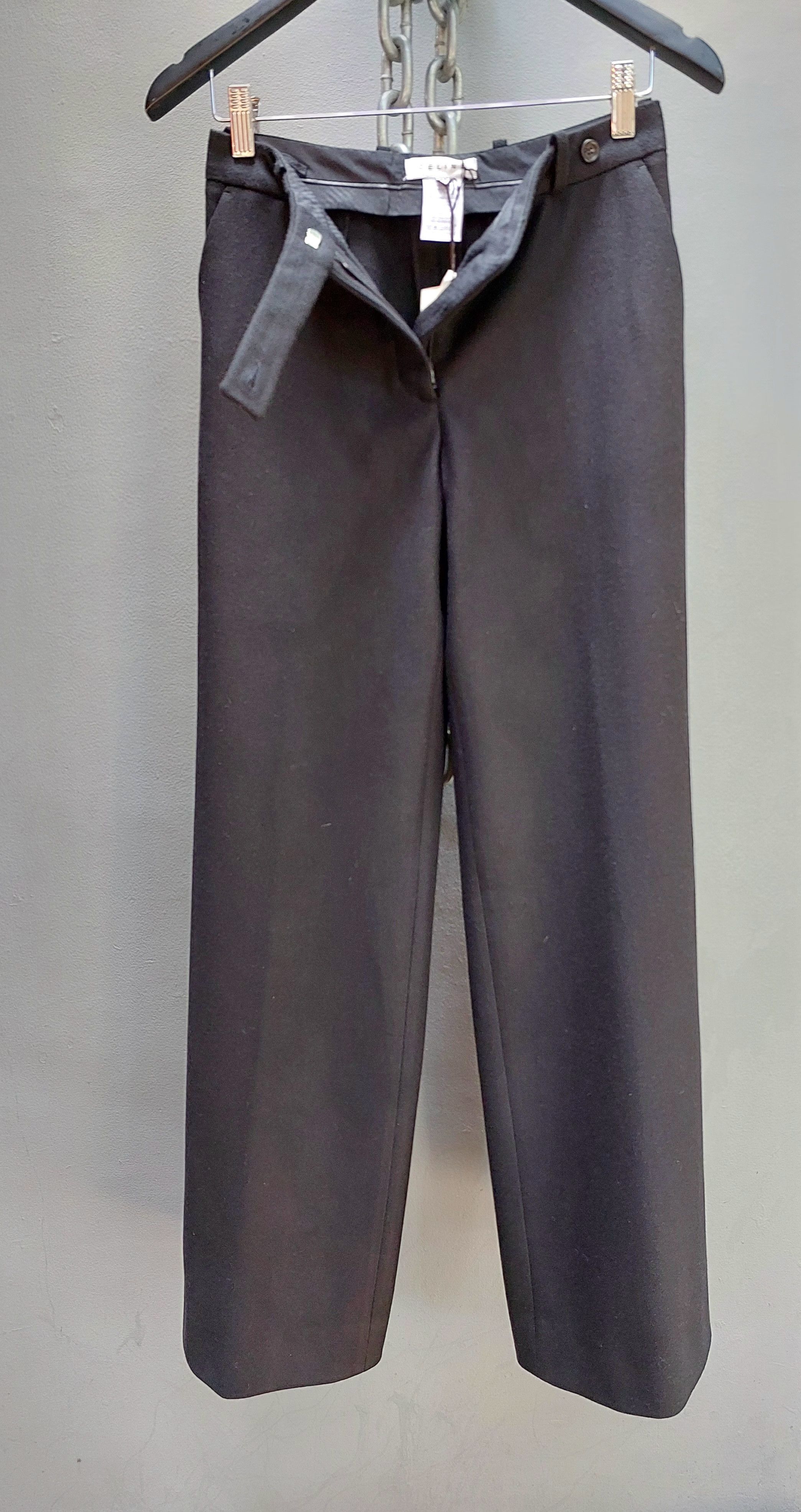 Celine BNWT Celine Wool Wide Leg Trouser Size 29" - 2 Thumbnail