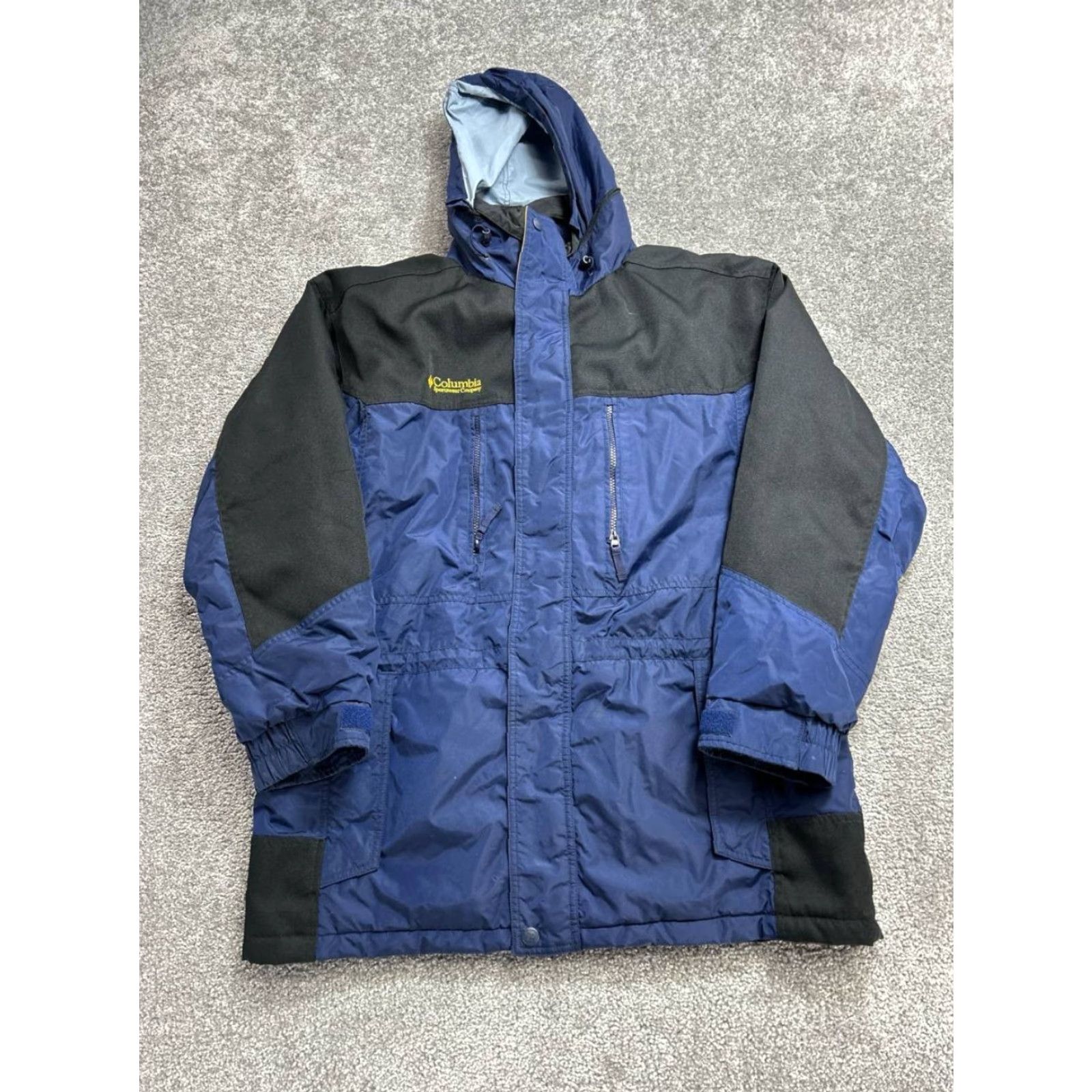 Vintage VTG Columbia Snow Jacket Mens Large Black Fleece Lined Insulated Hiking Jacket Size US L / EU 52-54 / 3 - 2 Thumbnail