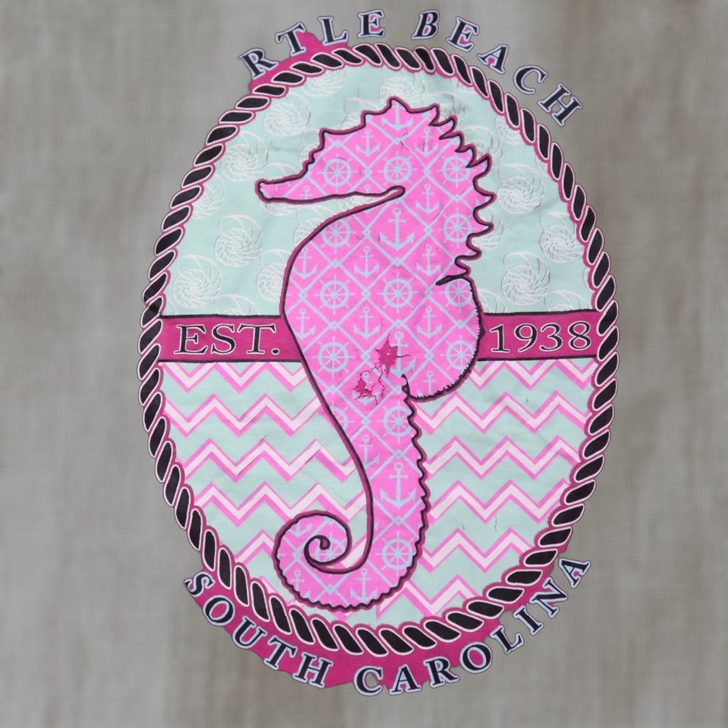 Vintage Myrtle Beach SC South Carolina Sea Horse Tee T-Shirt Ladies Size S Small Size S / US 4 / IT 40 - 1 Thumbnail
