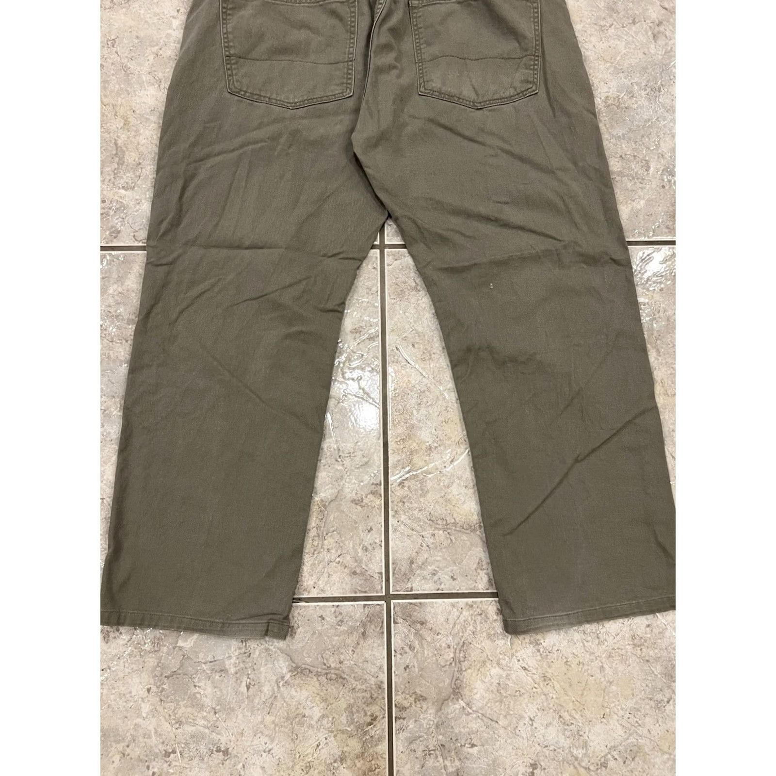 Dockers DOCKERS Khaki Pants Straight Fit 5-Pocket Chinos Mens 38 Inseam 29 Cotton Blend Stretch Denim Tie ZIP Button Closure Casual Workwear Business Shirt? Size US 38 / EU 54 - 2 Thumbnail