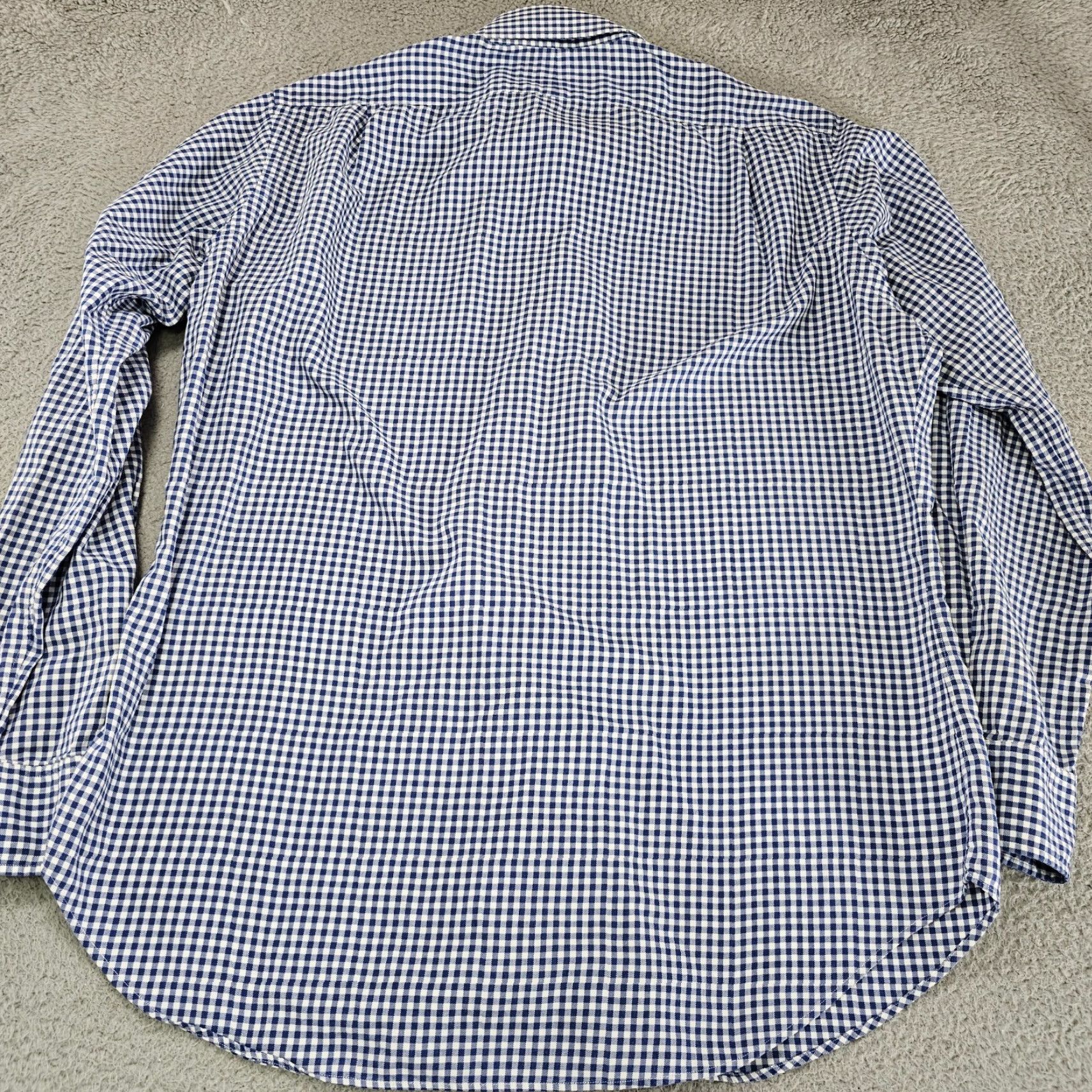Ralph Lauren Ralph Lauren Shirt Mens Large 16 Blue Regent Knit Long Sleeve Button Up Pony Size US L / EU 52-54 / 3 - 7 Thumbnail