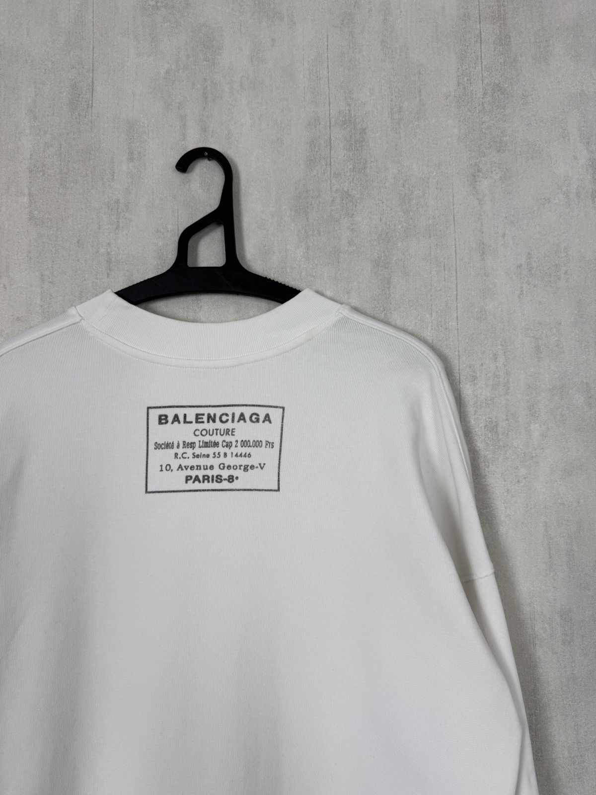 Balenciaga Balenciaga Couture Women’s White Long Sweatshirt Size S Size S / US 4 / IT 40 - 14 Thumbnail