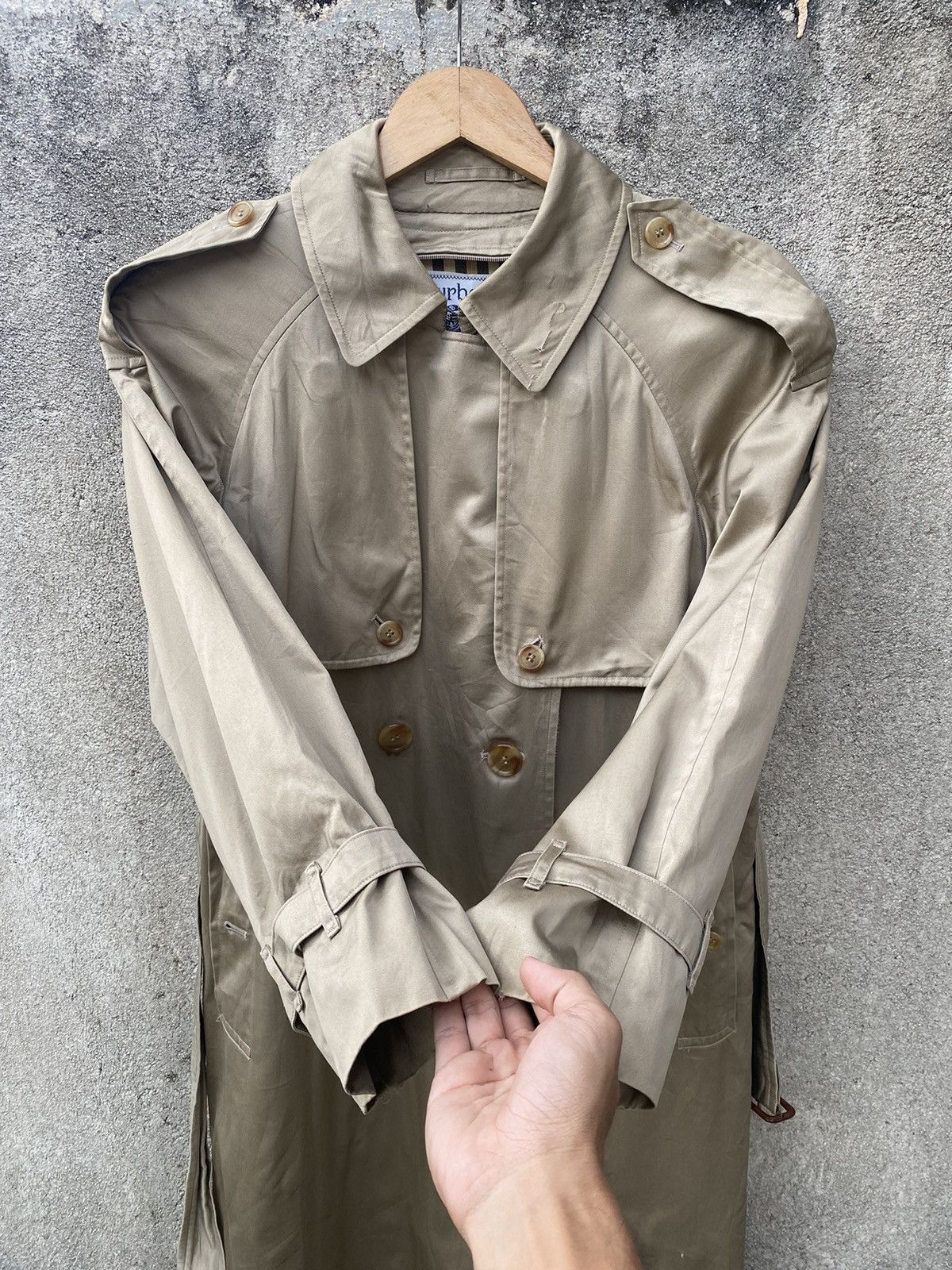 Burberry × Burberry Prorsum × Vintage Burberrys Double Breasted Trench Coat Nova Check Size US XS / EU 42 / 0 - 5 Thumbnail
