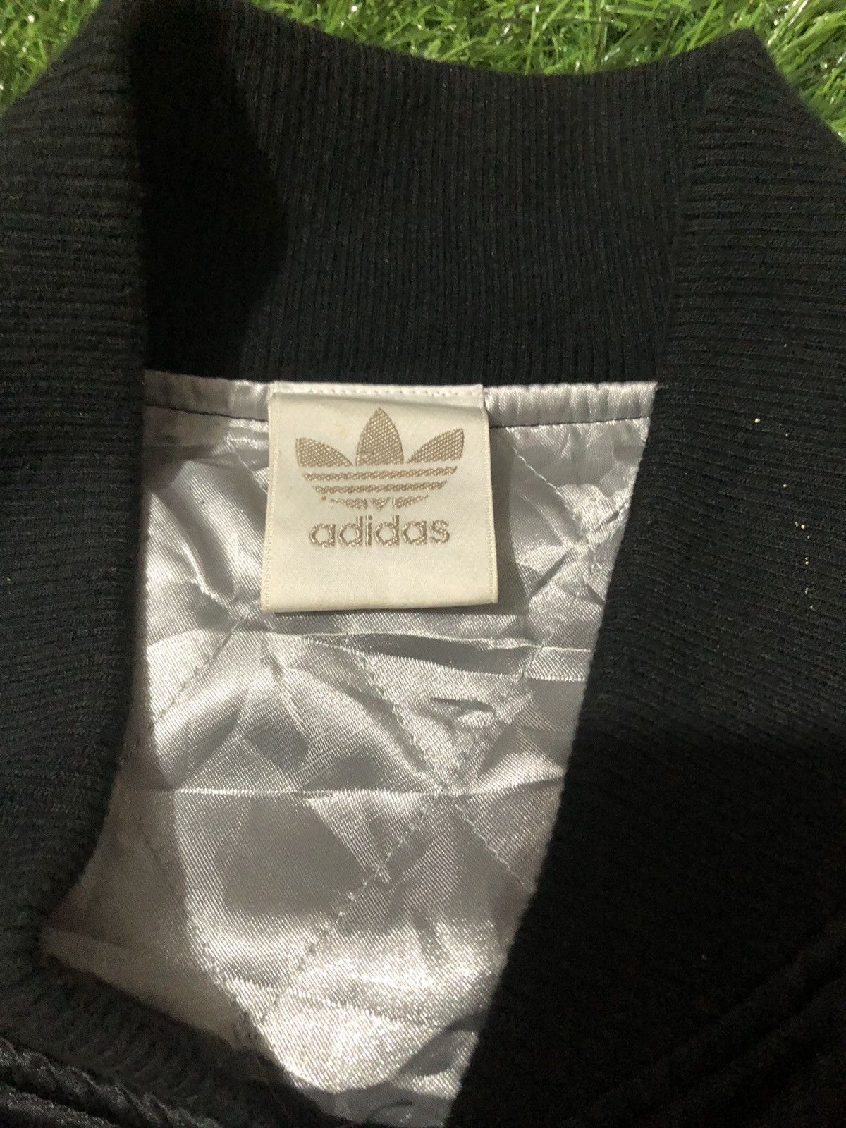 Adidas × Japanese Brand ADIDAS x VARSITY JACKET BLACK SILVER Size US L / EU 52-54 / 3 - 4 Thumbnail