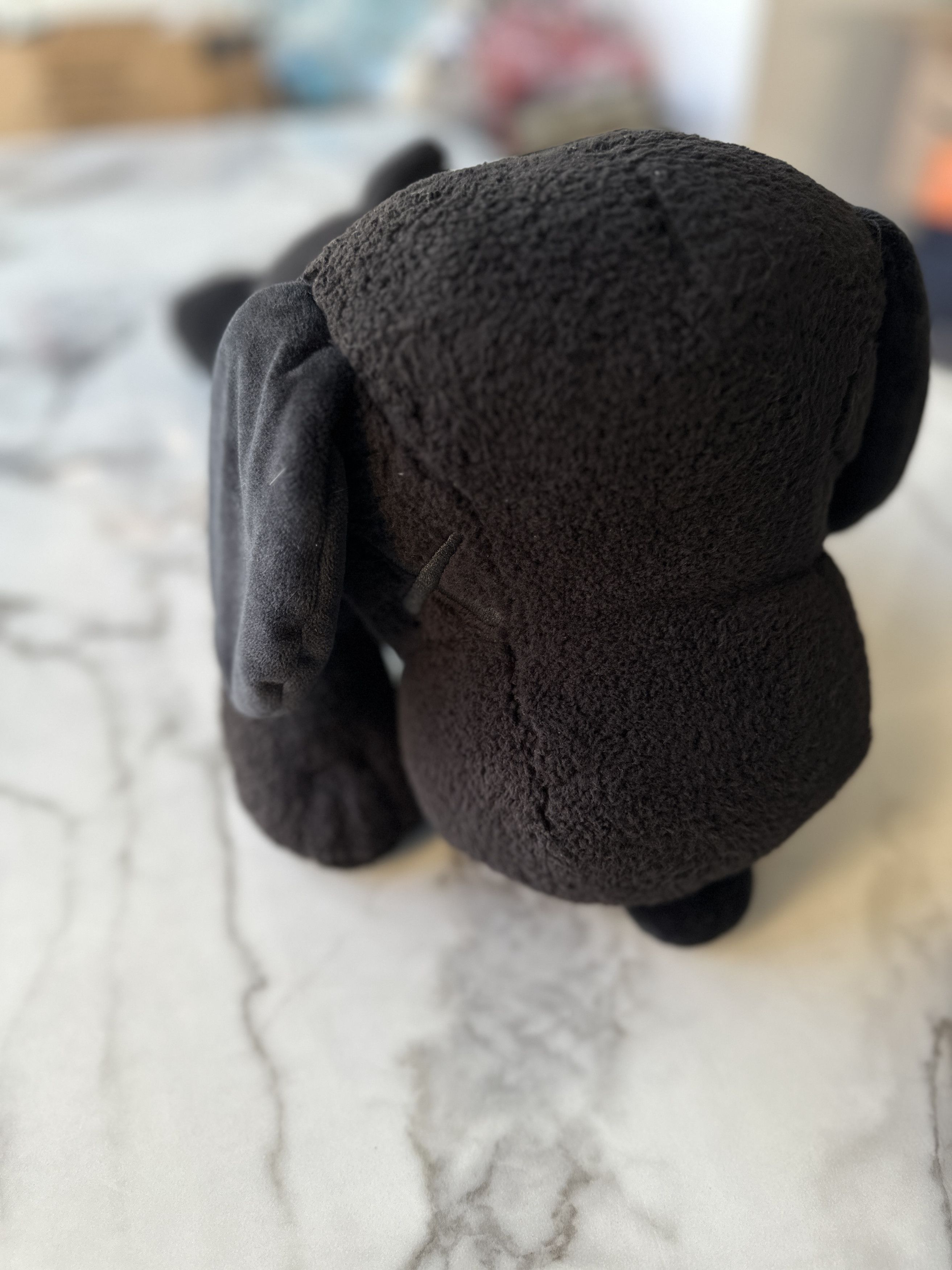Kaws × Peanuts × Uniqlo 2017 Black Snoopy Plush Toy Large 22" Brand New W Tags Size ONE SIZE - 1 Thumbnail