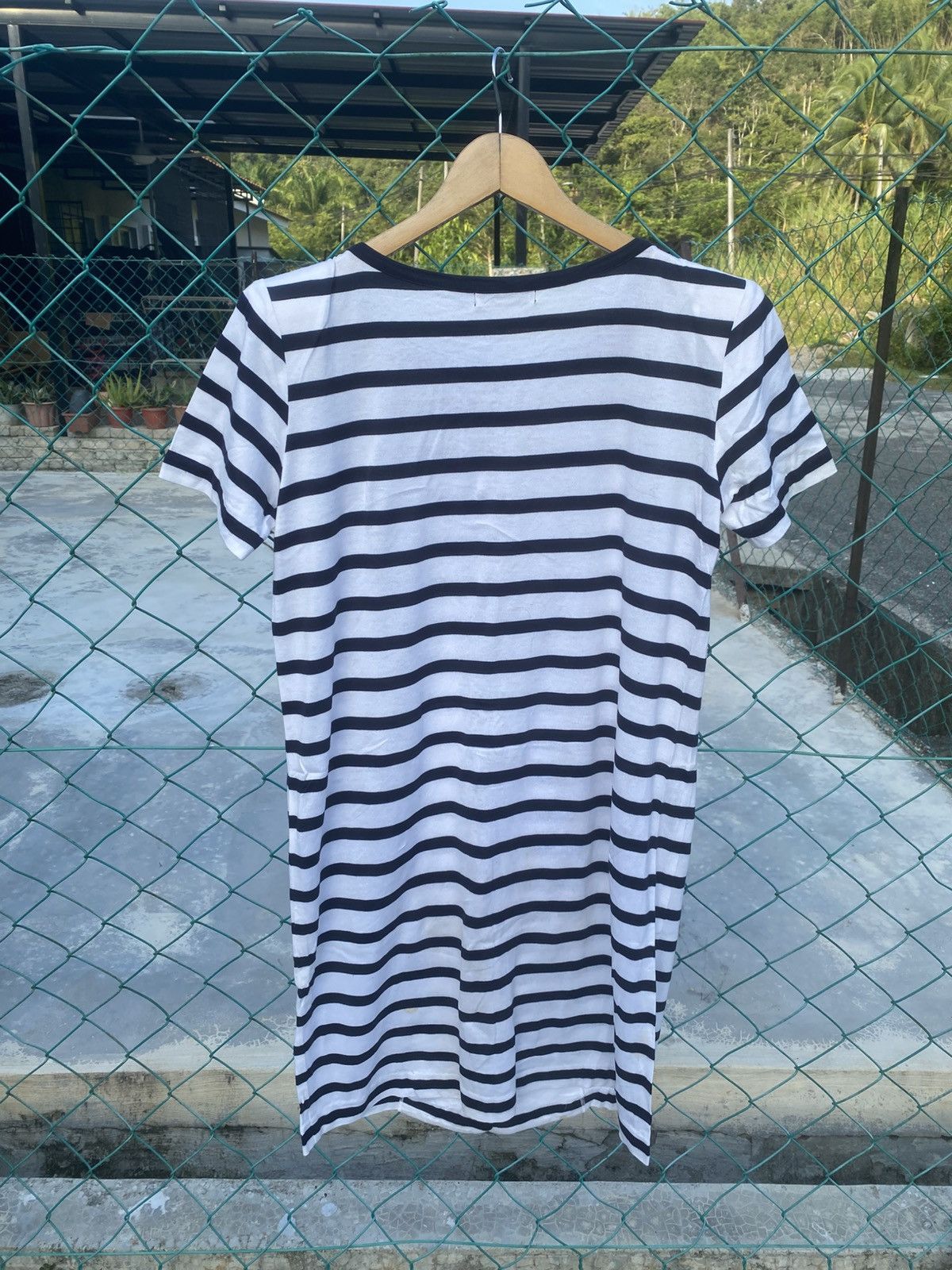 Yves Saint Laurent Yves Saint Laurent blue breton striped maxi dresses Size M / US 6-8 / IT 42-44 - 2 Thumbnail