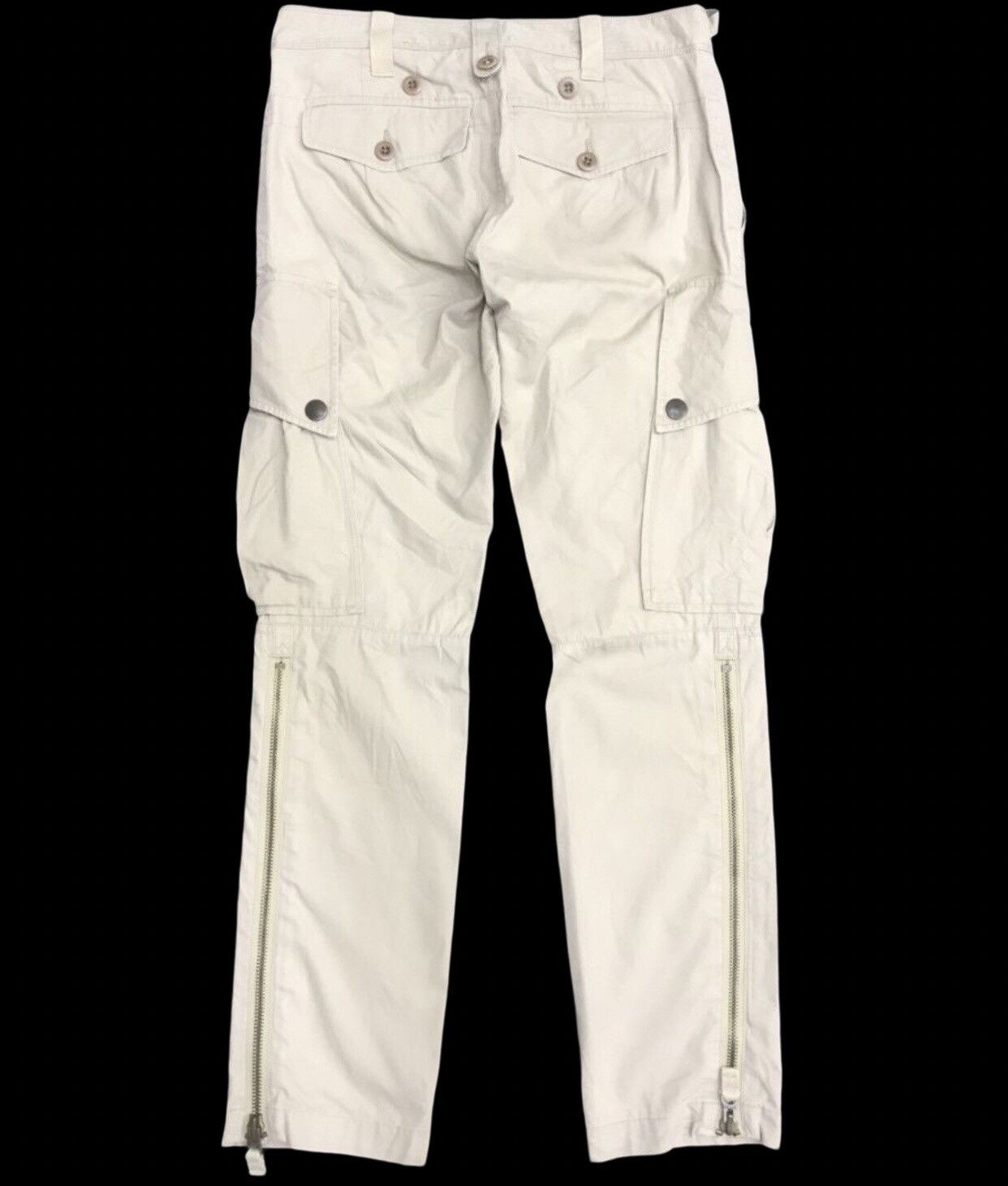 Polo Ralph Lauren × Ralph Lauren × Vintage RALPH LAUREN Ankle Zipper Cargo Pant Size 30" / US 8 / IT 44 - 1 Thumbnail