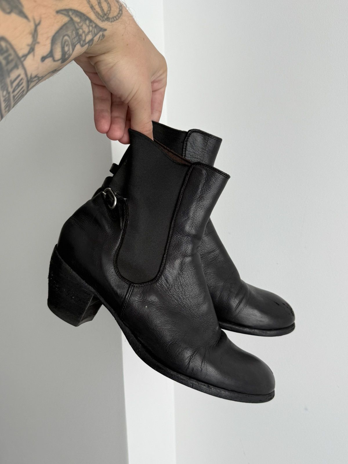 Officine Creative Officine Creative 003 Leather Biker Ankle Boots Size 39 Size US 9 / IT 39 - 1 Thumbnail