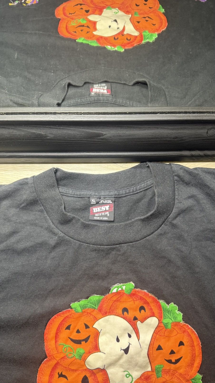 Fruit Of The Loom Vintage / Y2K 1990s Trick Or Treat Halloween Shirt Size US XL / EU 56 / 4 - 3 Thumbnail