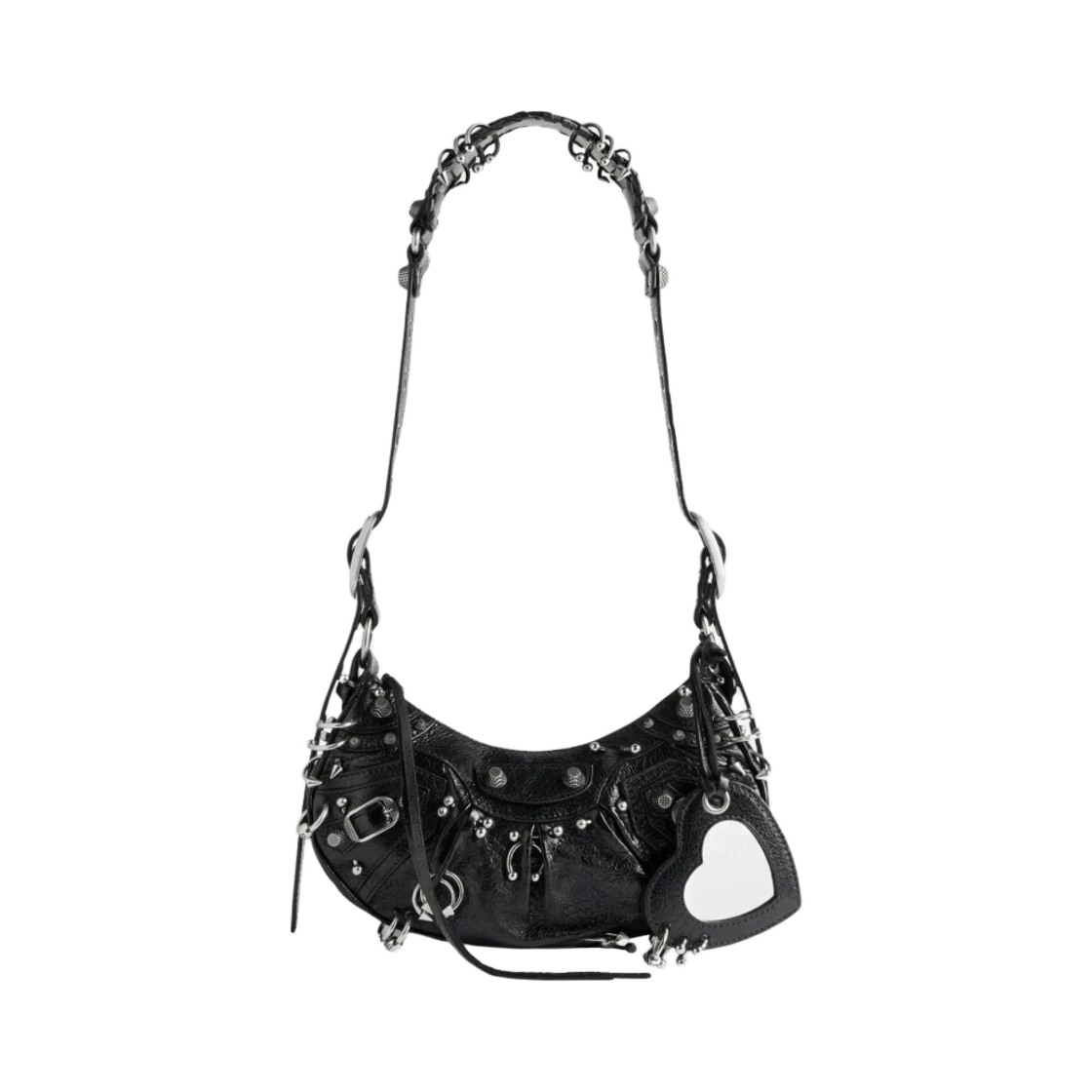 Balenciaga le cagole xs shoulder bag with piercing in black Size ONE SIZE - 3 Thumbnail