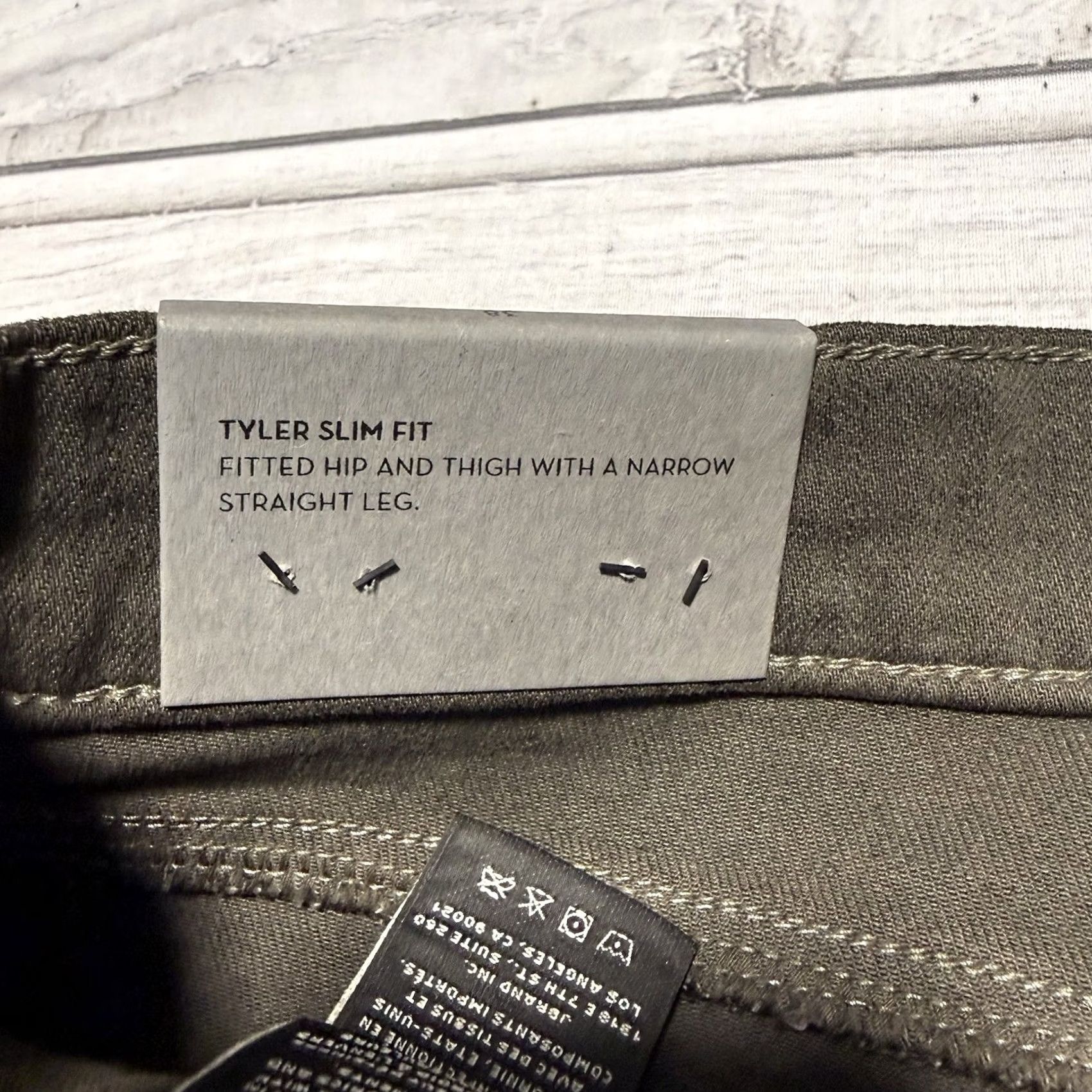 J Brand J Brand Tyler Slim Fit Jeans 38 Stretch Straight Leg Denim NWT Men Regular 5-Pocket Green Size US 38 / EU 54 - 6 Thumbnail
