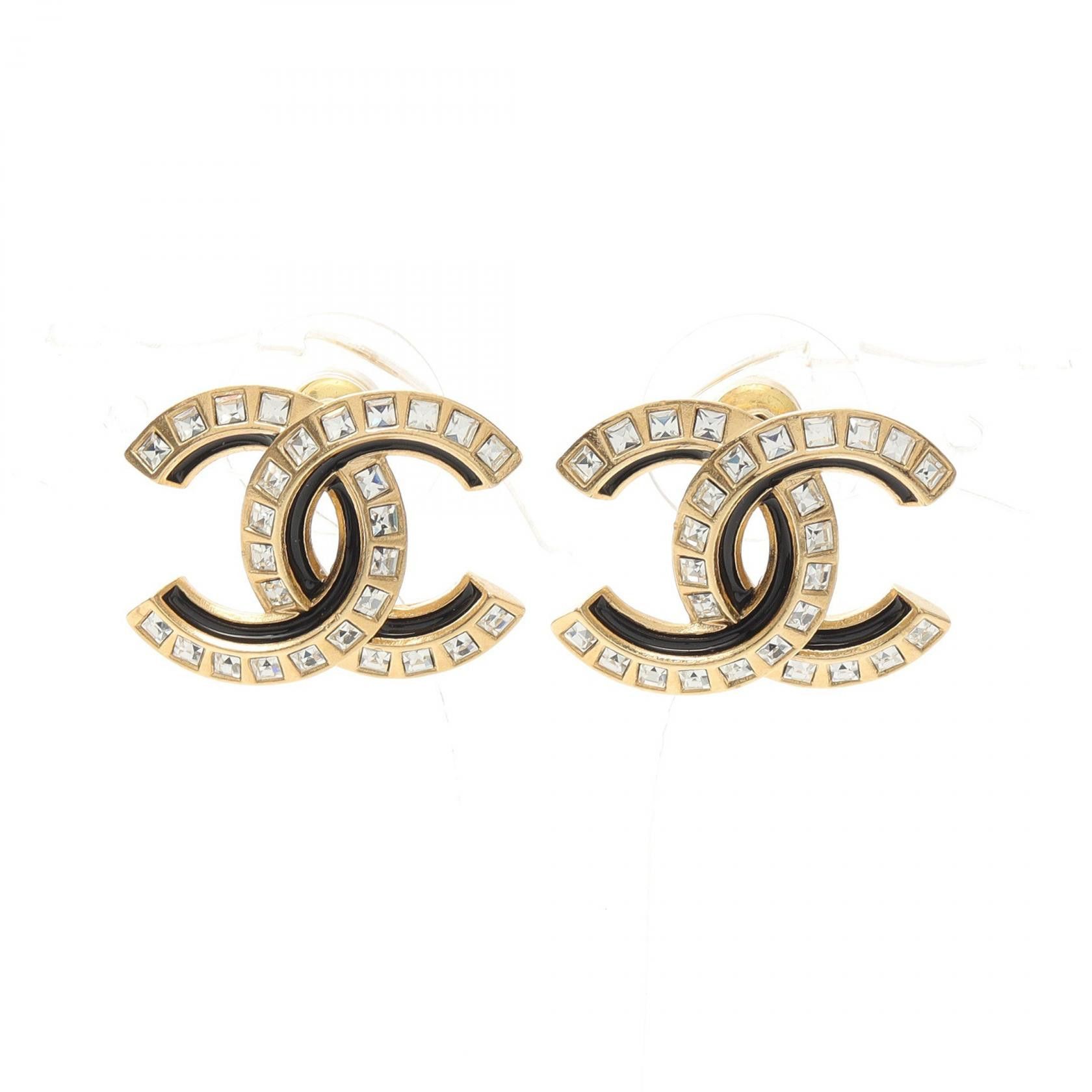 Chanel Chanel CHANEL Coco Mark Earrings Metal Earrings DUTY FREE for USA Size ONE SIZE - 1 Thumbnail