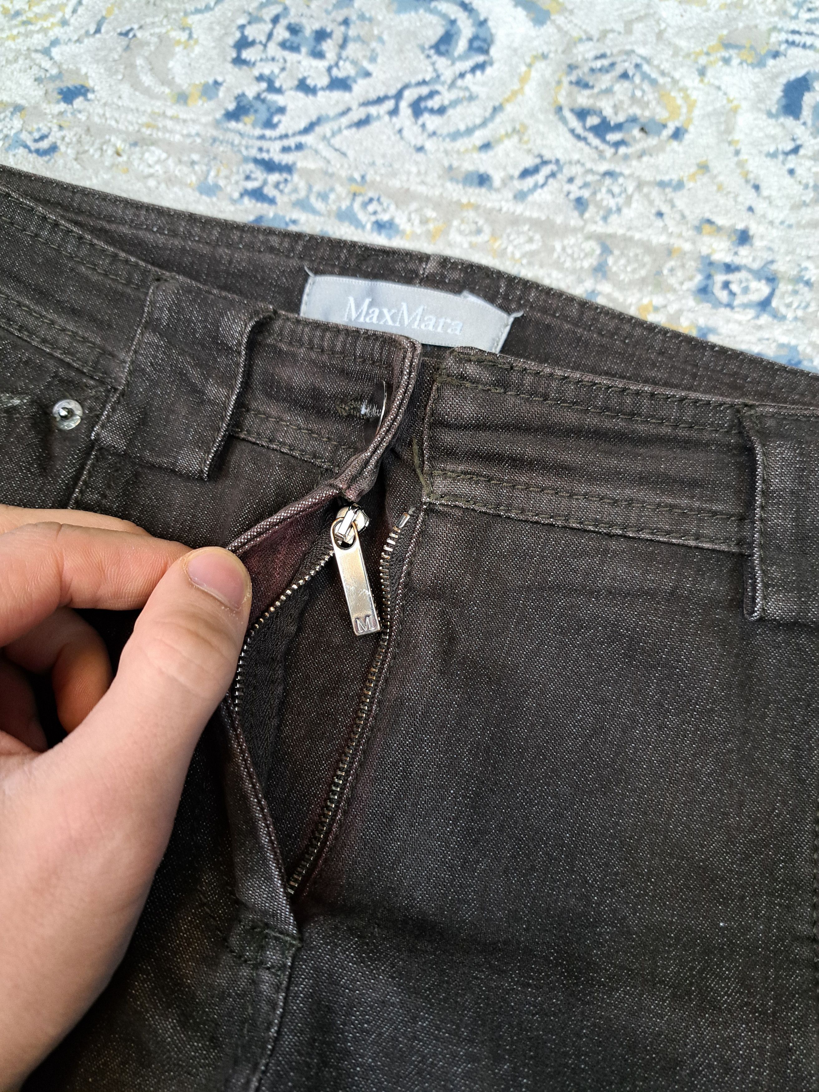 Max Mara Max Mara Wide Leg Bootcut Pants Old Money Luxury Archive Size 32" / US 10 / IT 46 - 8 Thumbnail