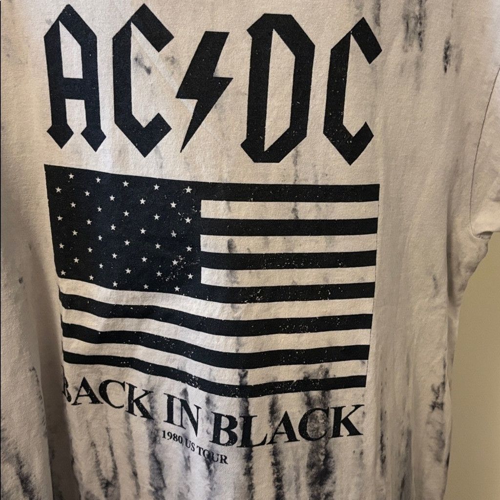 AC/DC AC/DC 2017 Back In Black Tie Dye T-Shirt US Tour Band Tee Lg Size US L / EU 52-54 / 3 - 2 Thumbnail
