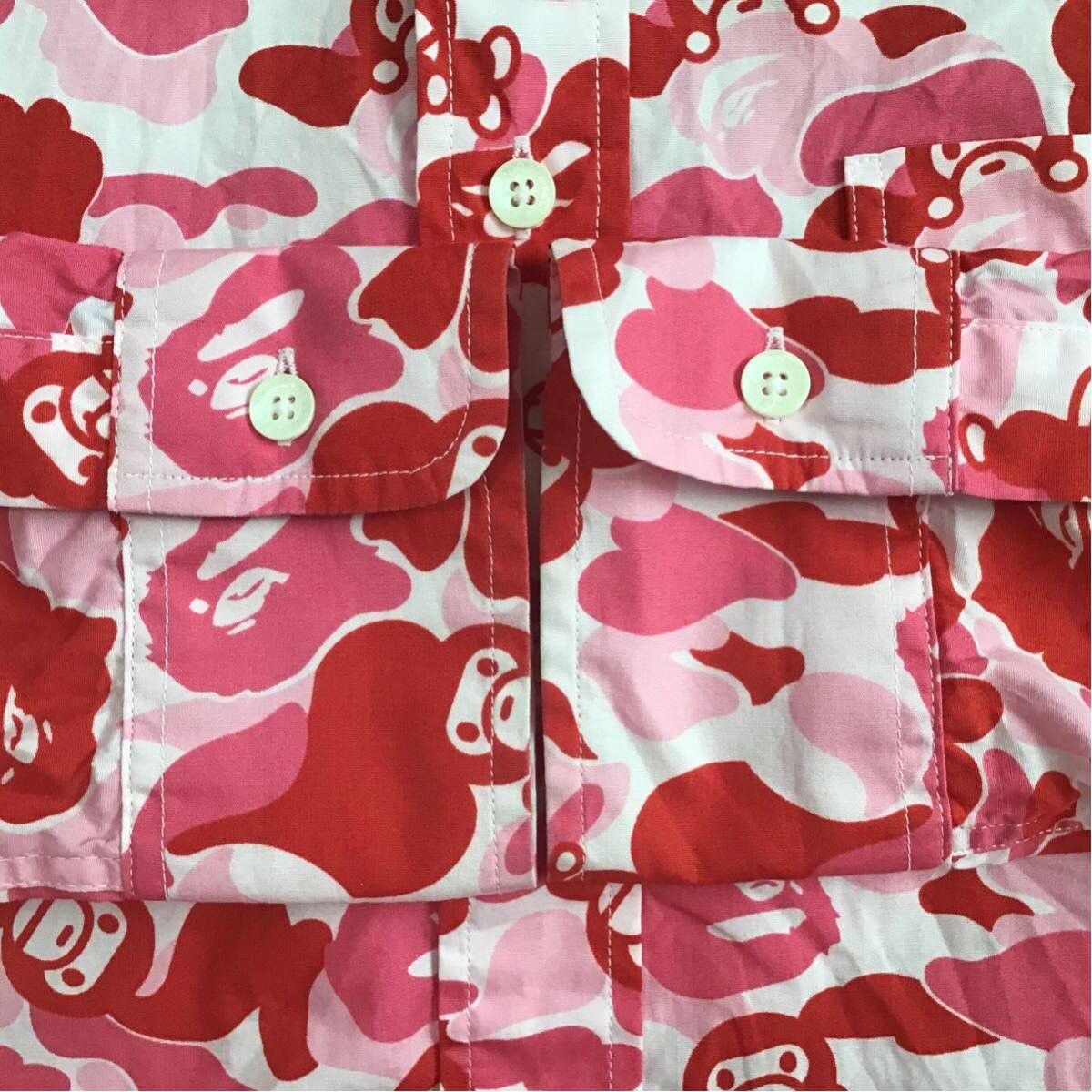 Bape × Nigo BAPE Milo ABC camo pink long sleeve shirt a bathing ape NIGO Size US M / EU 48-50 / 2 - 4 Thumbnail