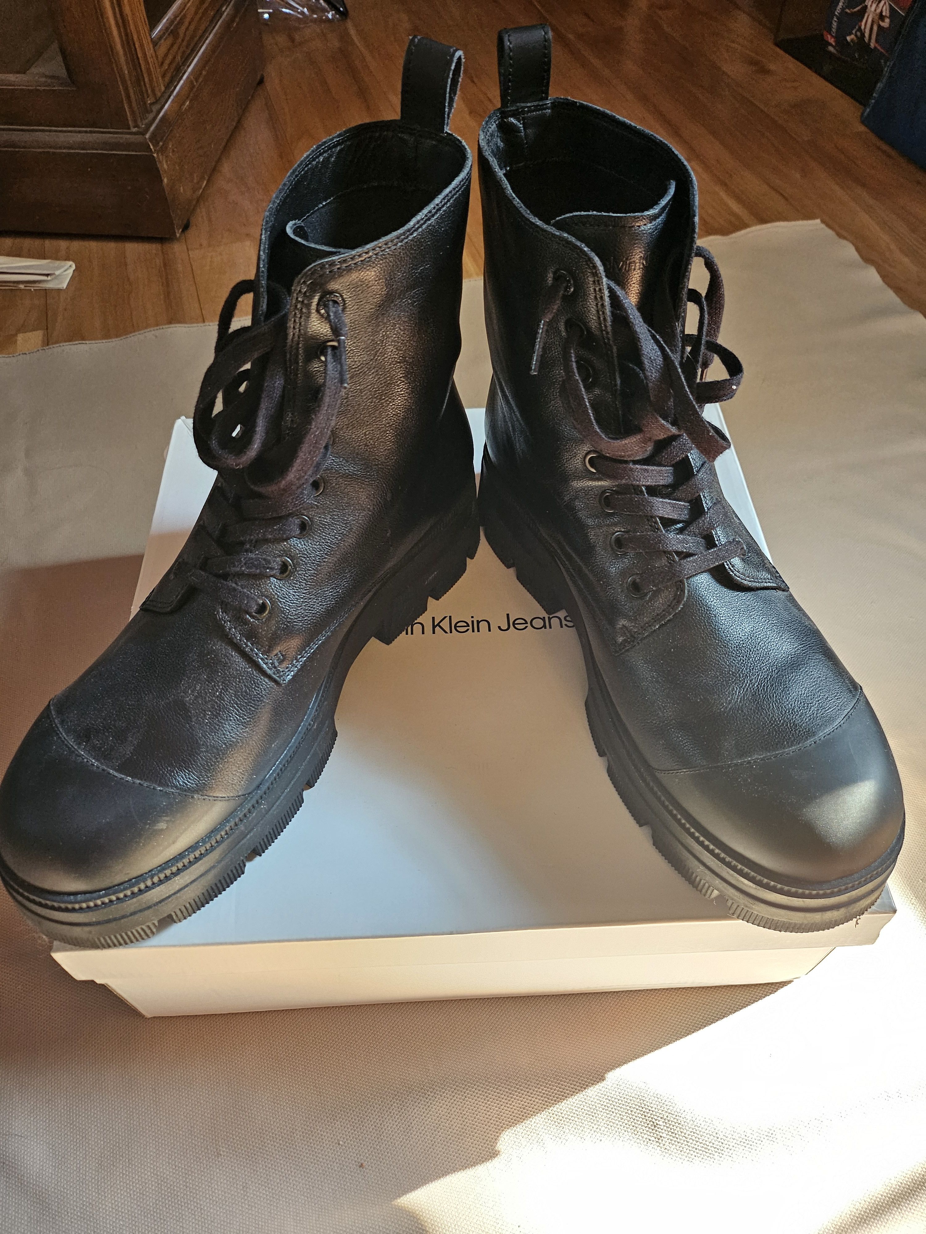 Calvin Klein Calvin Klein Jeans Chunky Combat lace up boots Size US 13 / EU 46 - 1 Thumbnail