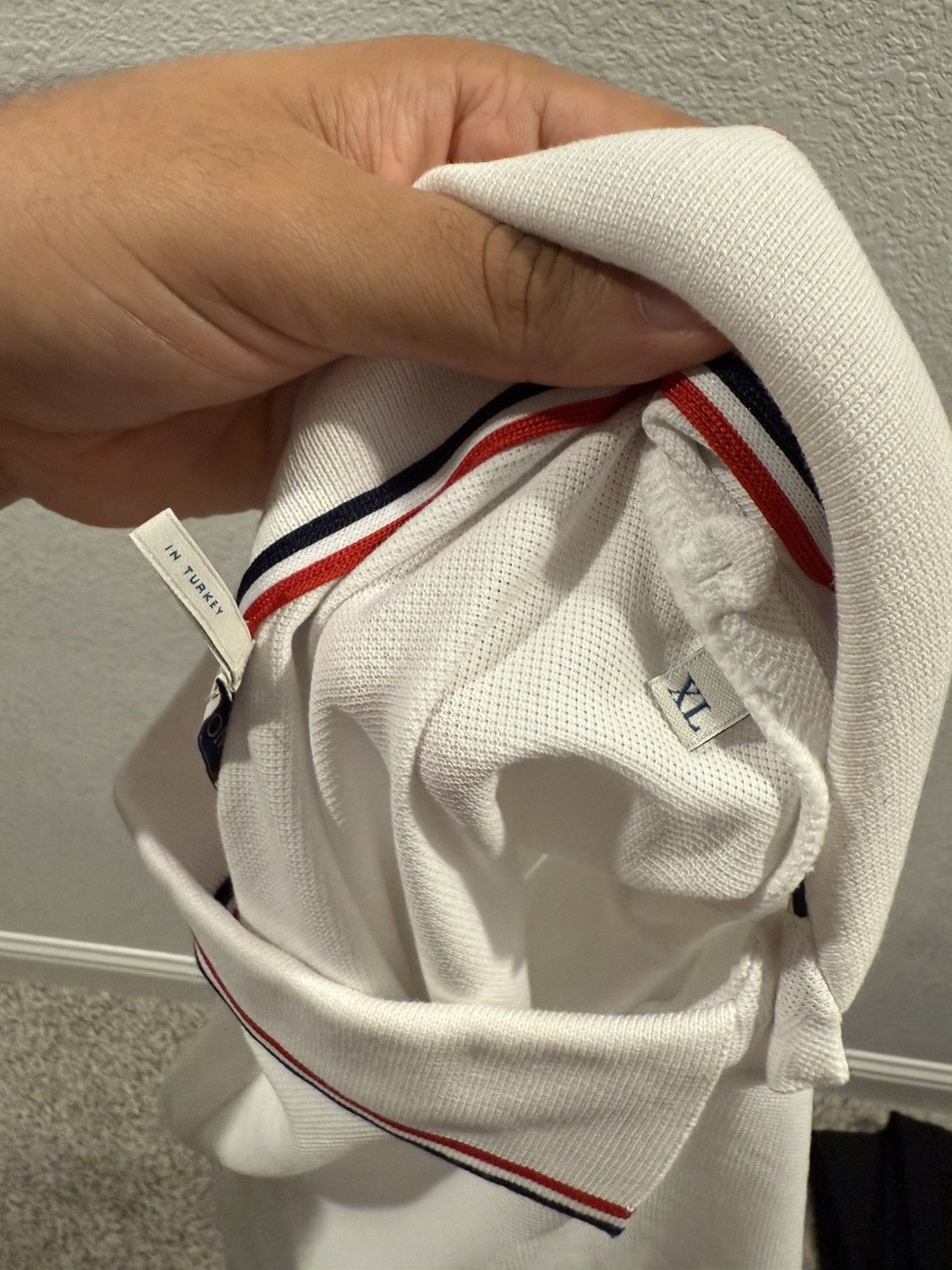 Moncler Moncler White Polo Size US XL / EU 56 / 4 - 4 Thumbnail