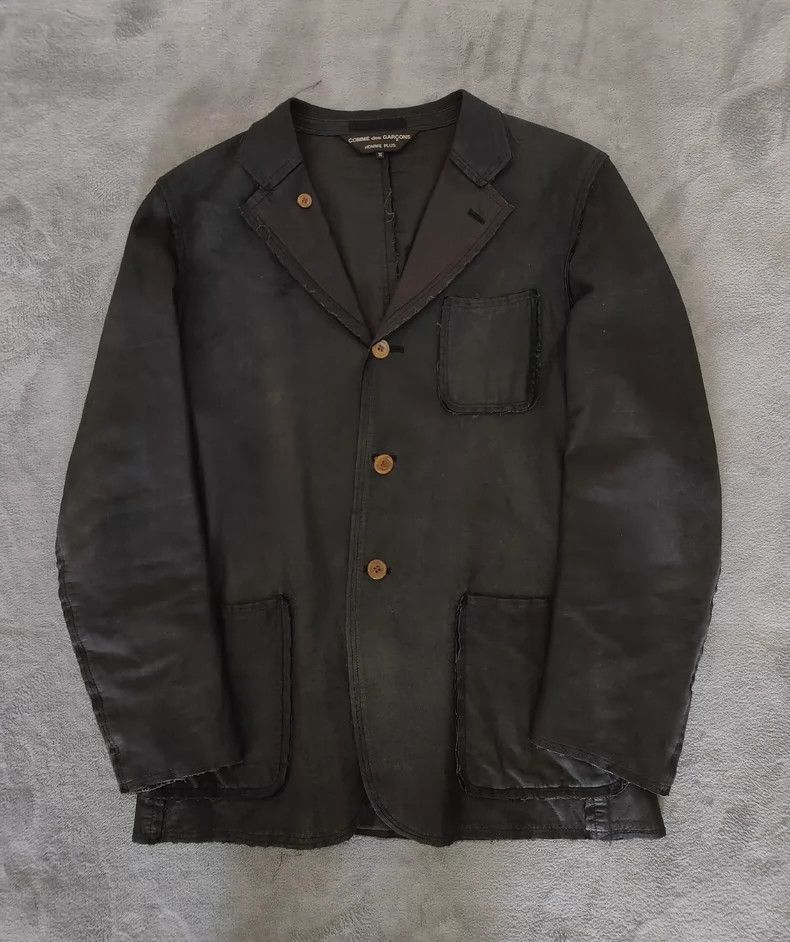 Comme des Garcons Comme des Garçons Leather Tear Show Coat-2505 Size US M / EU 48-50 / 2 - 3 Thumbnail